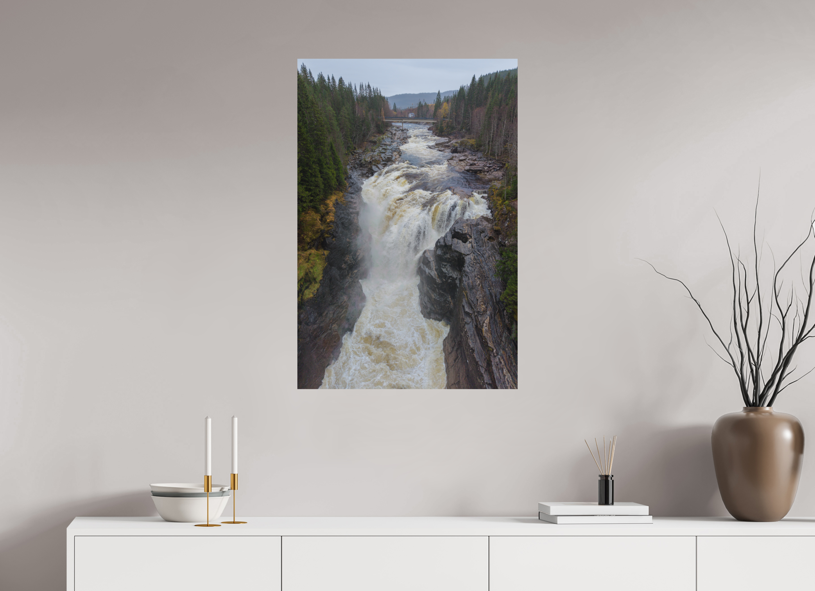 60 x 90 cm, Fine-Art Matt Forest Falls