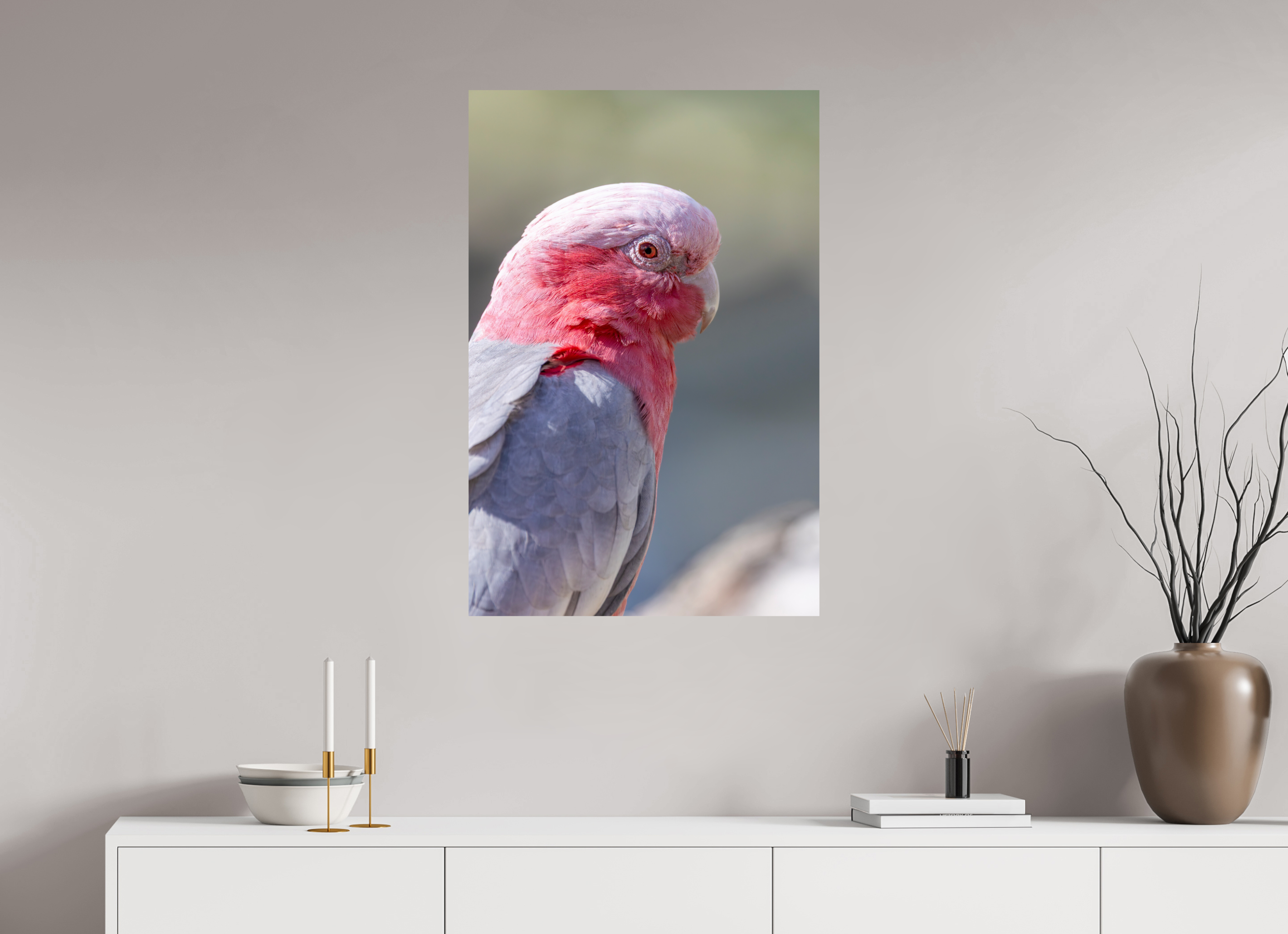 60 x 90 cm, Fine Art Print auf Alu-Dibond Pink Elegance
