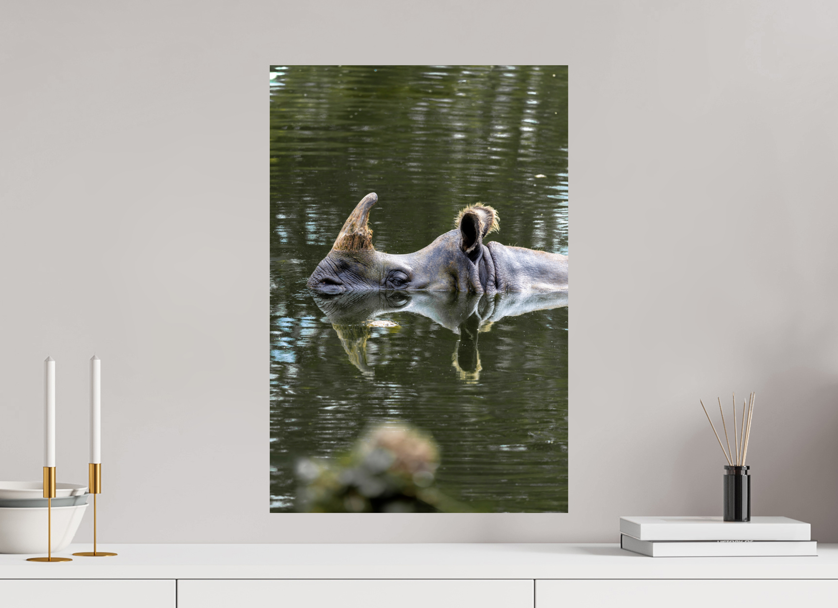 40 x 60 cm, Fine Art Print auf Alu-Dibond Mirror of the Wild