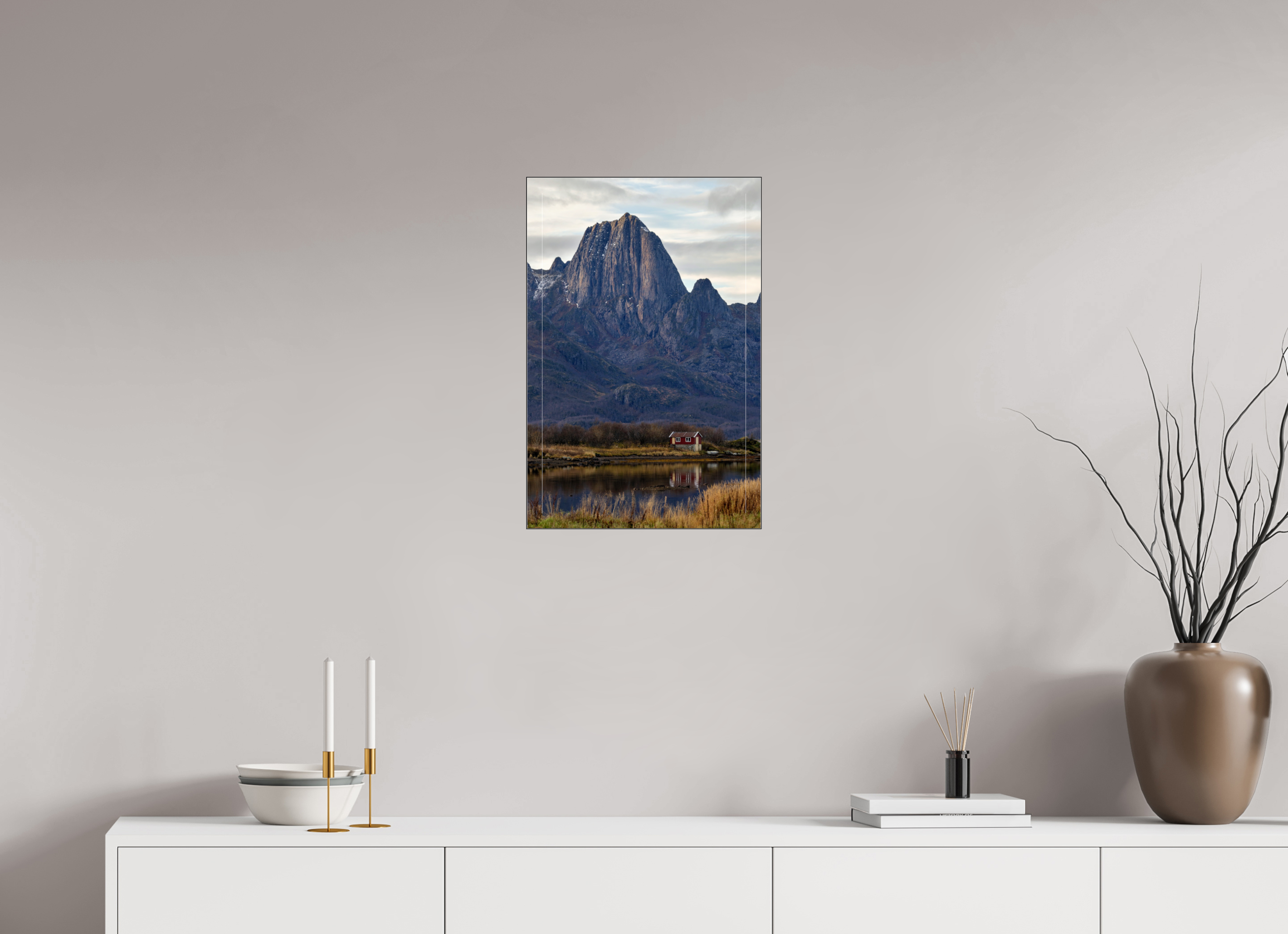 40 x 60 cm, Foto-Abzug hinter Acrylglas glänzend Mountain Refuge