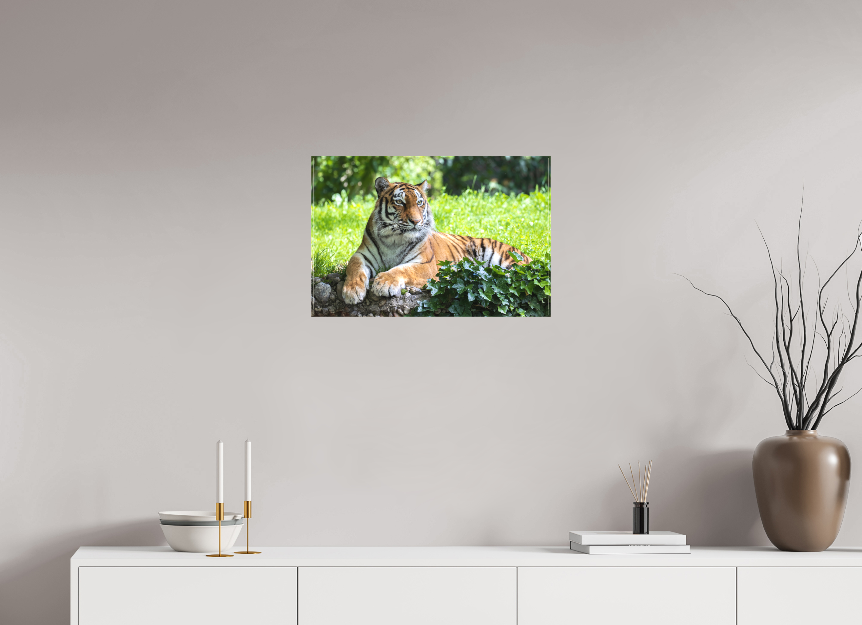 60 x 40 cm, Leinwand Resting Predator