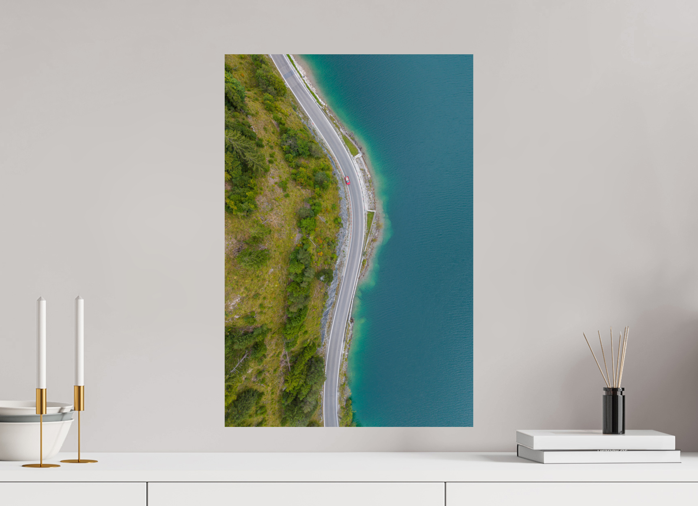 40 x 60 cm, Fine Art Print auf Alu-Dibond Edge of Serenety