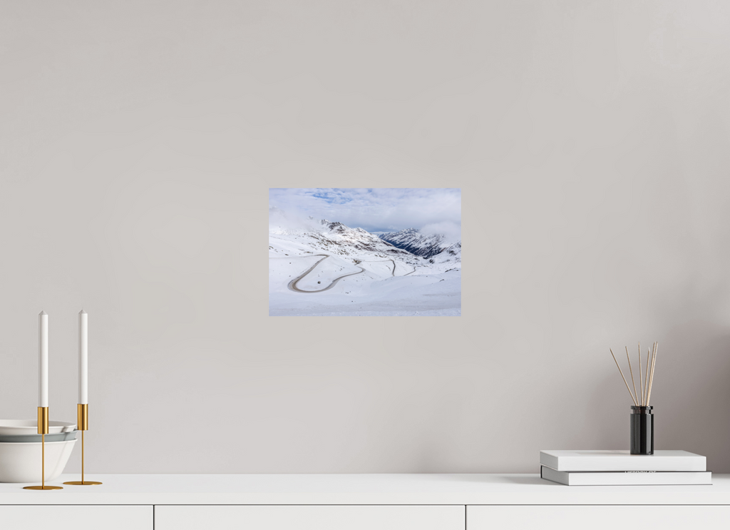 30 x 20 cm, Fine-Art Print Matt Frozen Route