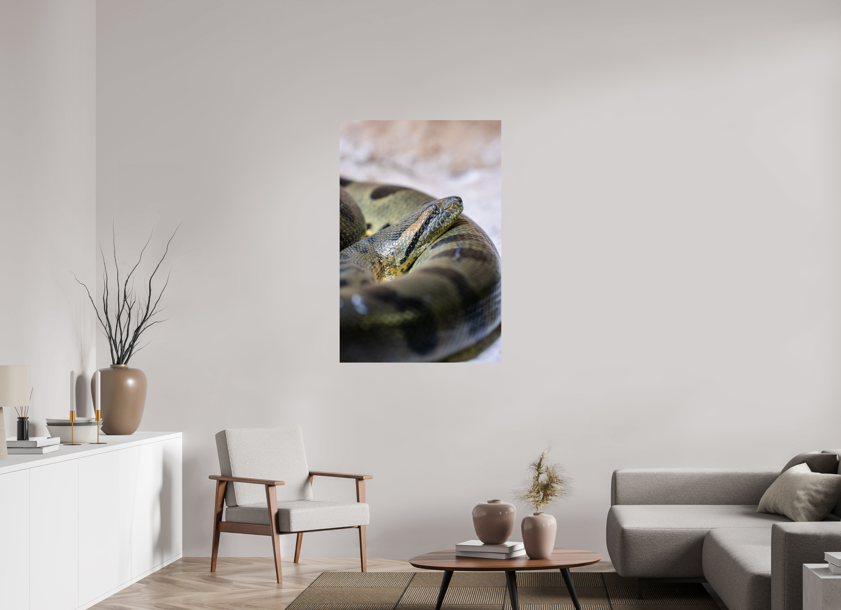 80 x 120 cm, Fine Art Print auf Alu-Dibond Primal Strength