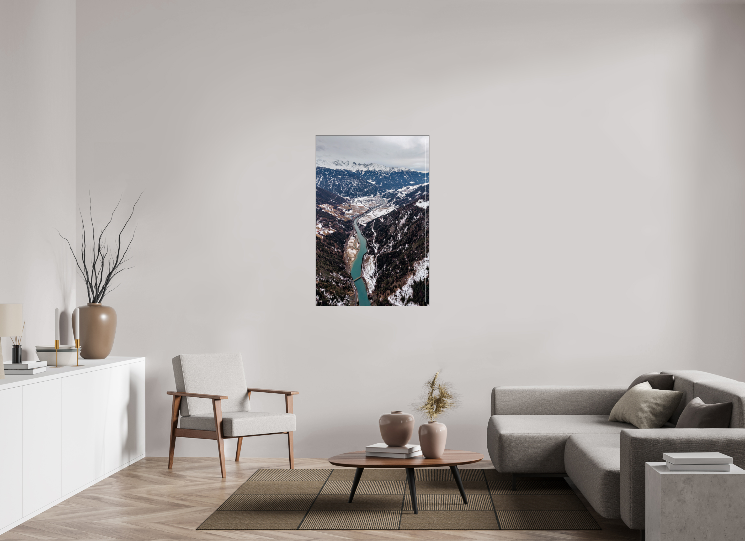 80 x 120 cm, Foto-Abzug hinter Acrylglas glänzend Valley of Silence