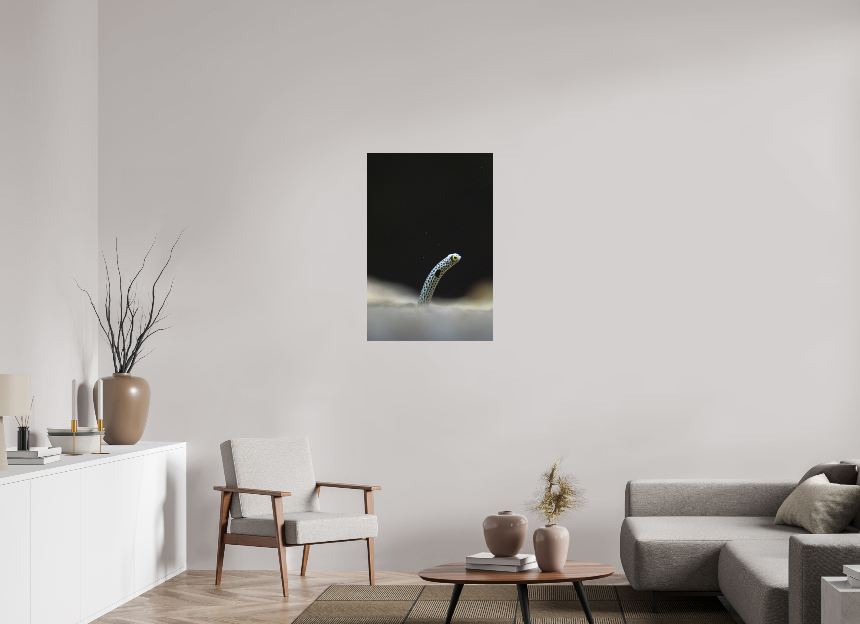 60 x 90 cm, Leinwand Eyes in the Sand