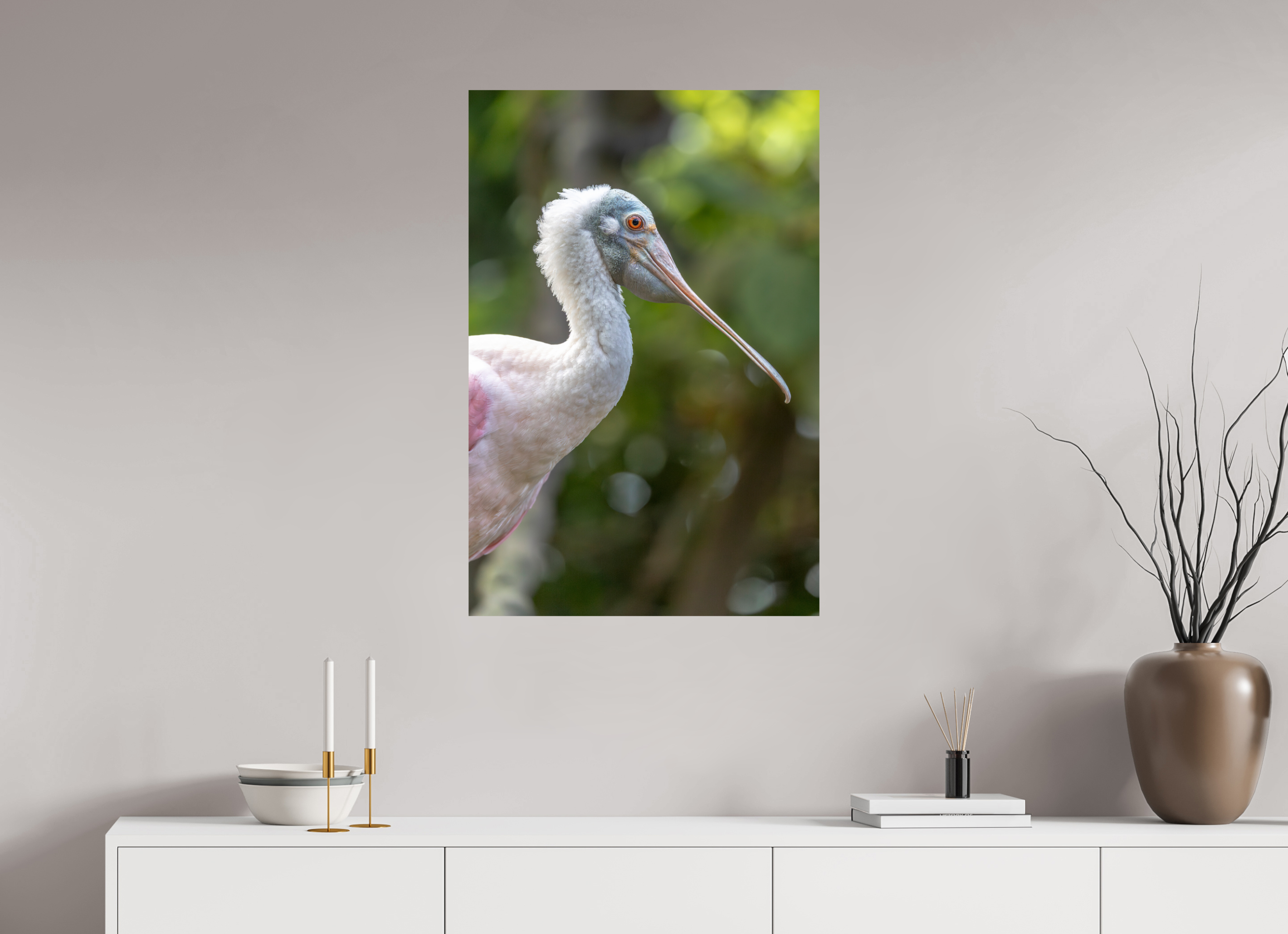 60 x 90 cm, Fine Art Print auf Alu-Dibond Profile in Pink