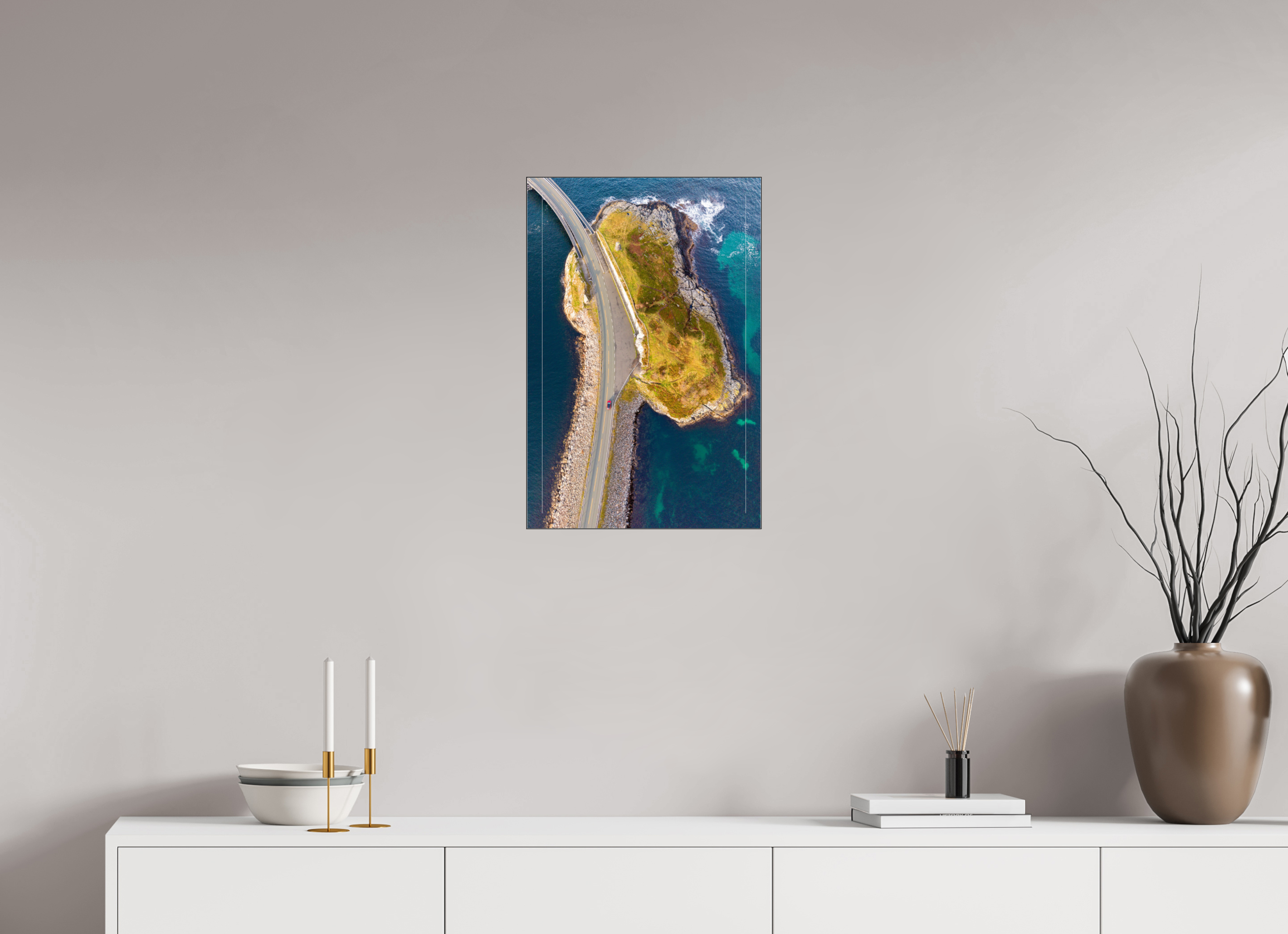 40 x 60 cm, Foto-Abzug hinter Acrylglas glänzend Sea Crossing