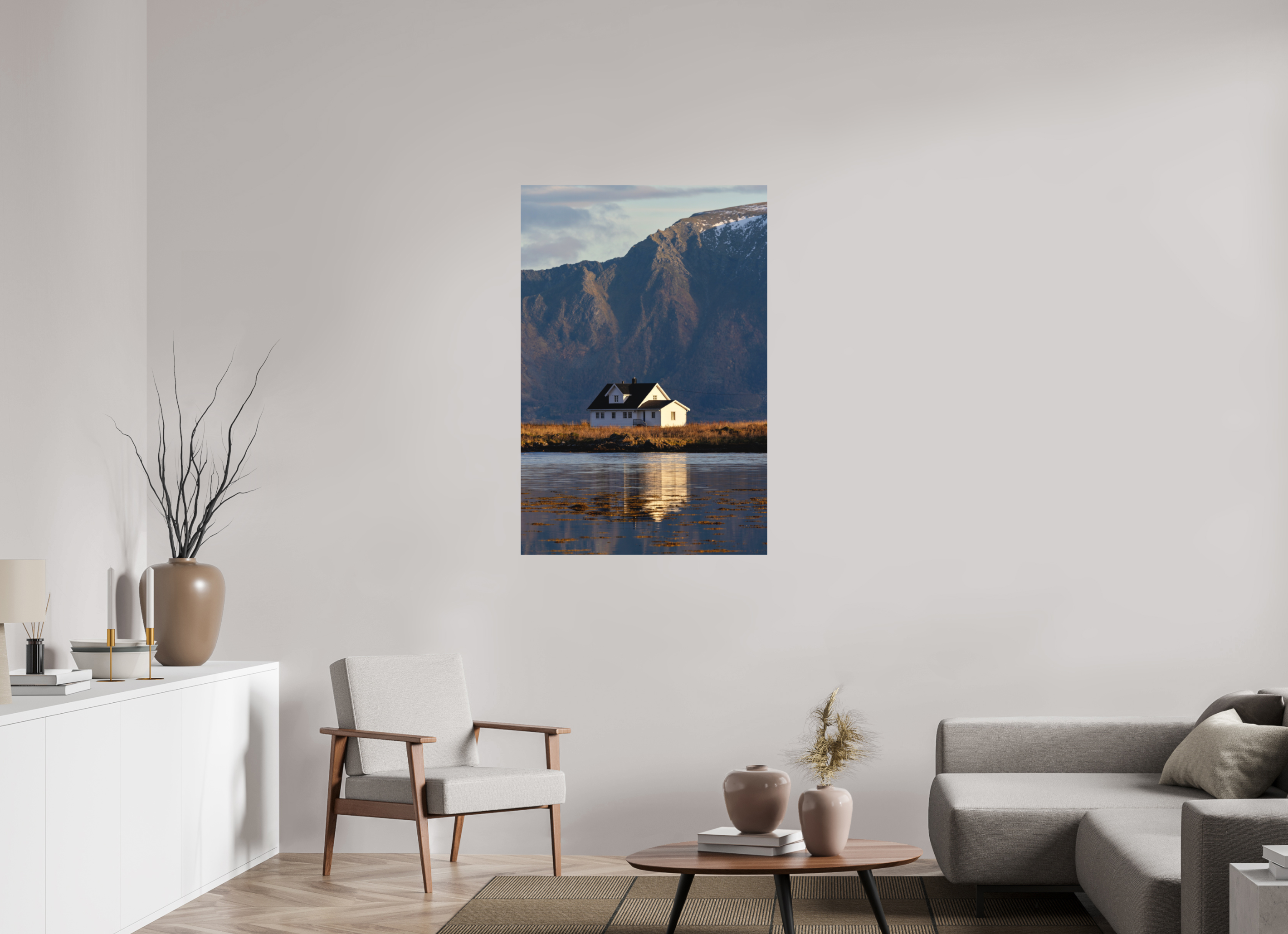 80 x 120 cm, Fine-Art Matt House by the Sea