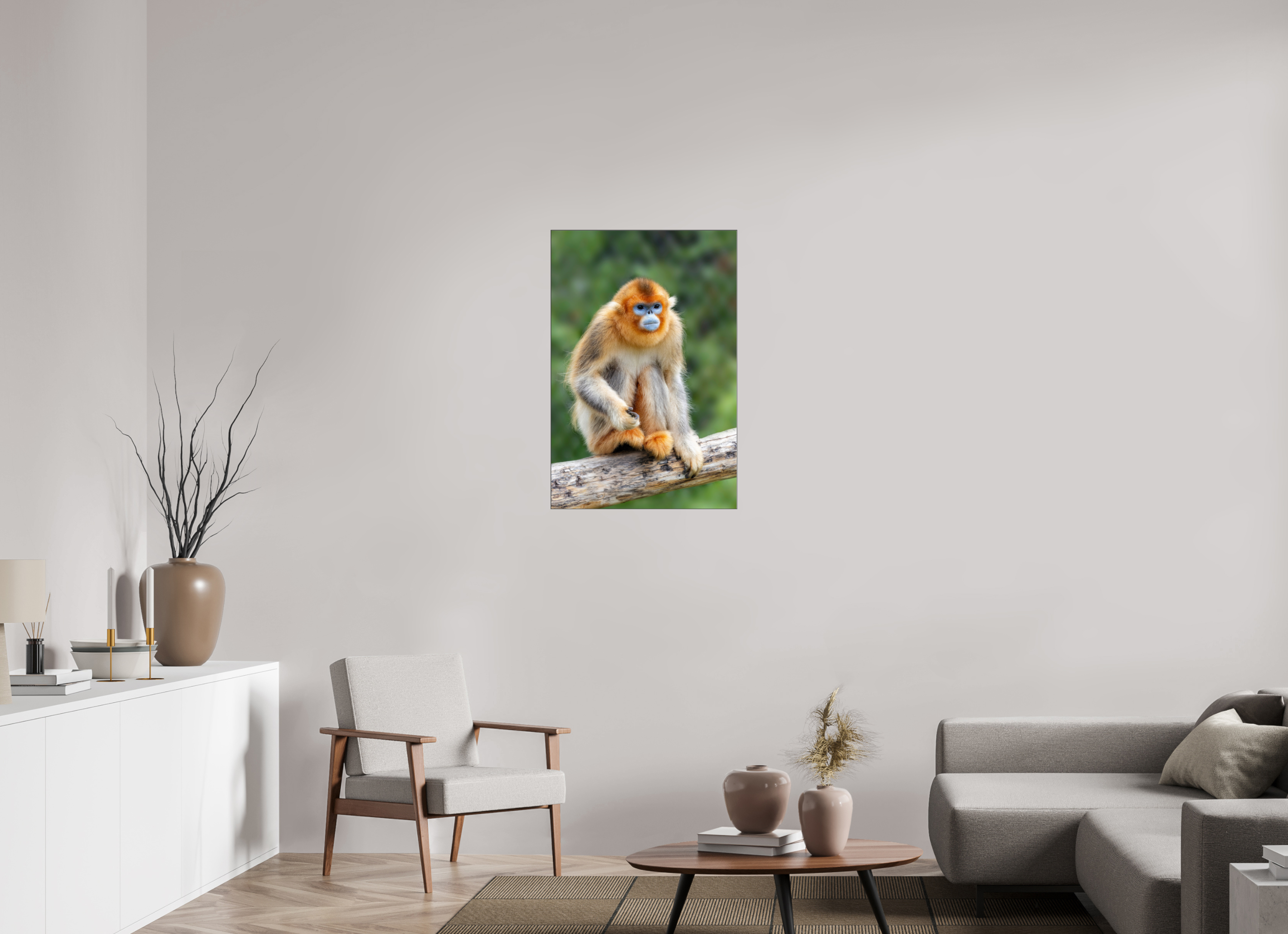 60 x 90 cm, Foto-Abzug hinter Acrylglas glänzend Golden Rest