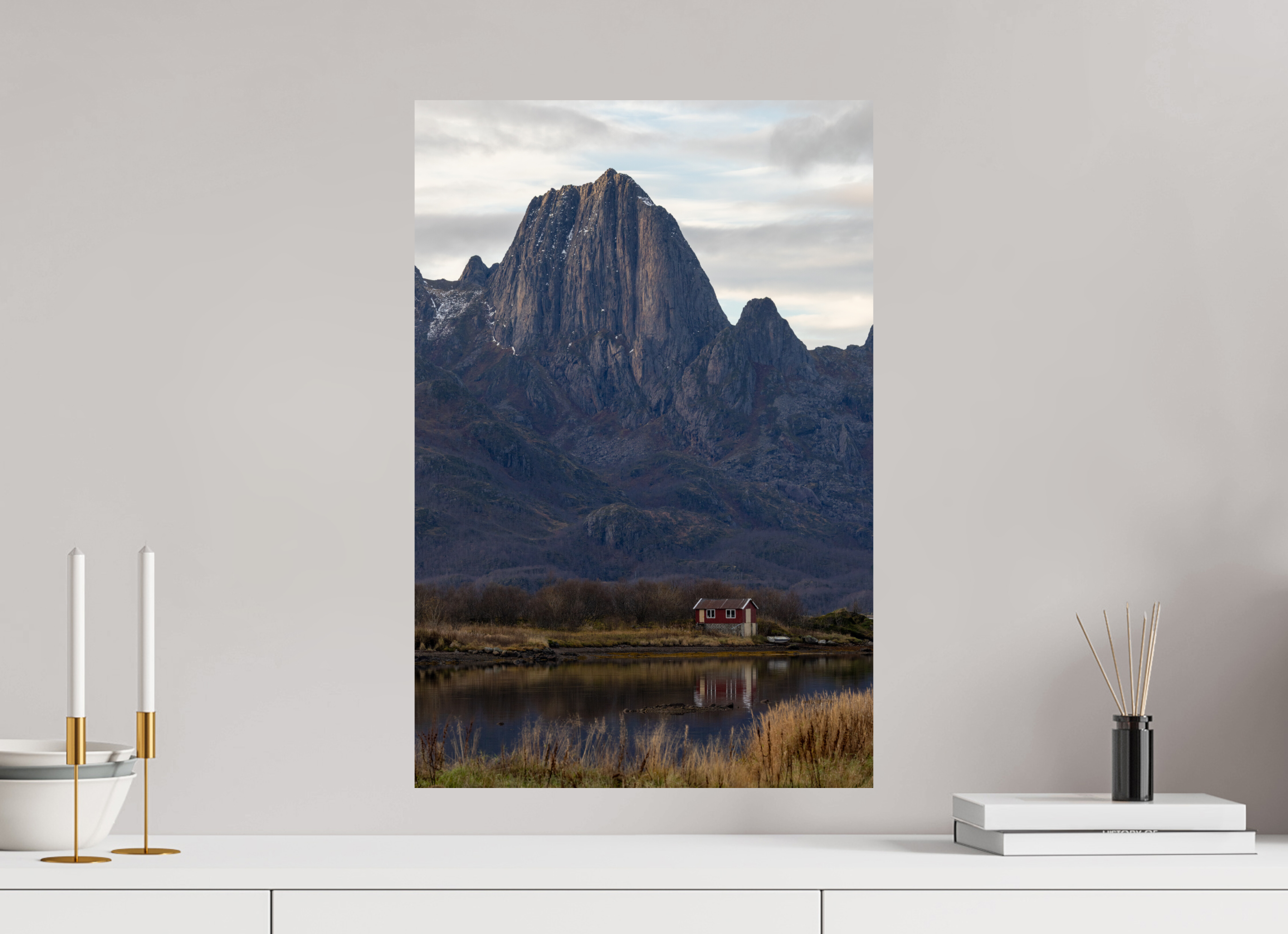 40 x 60 cm, Fine Art Print auf Alu-Dibond Mountain Refuge