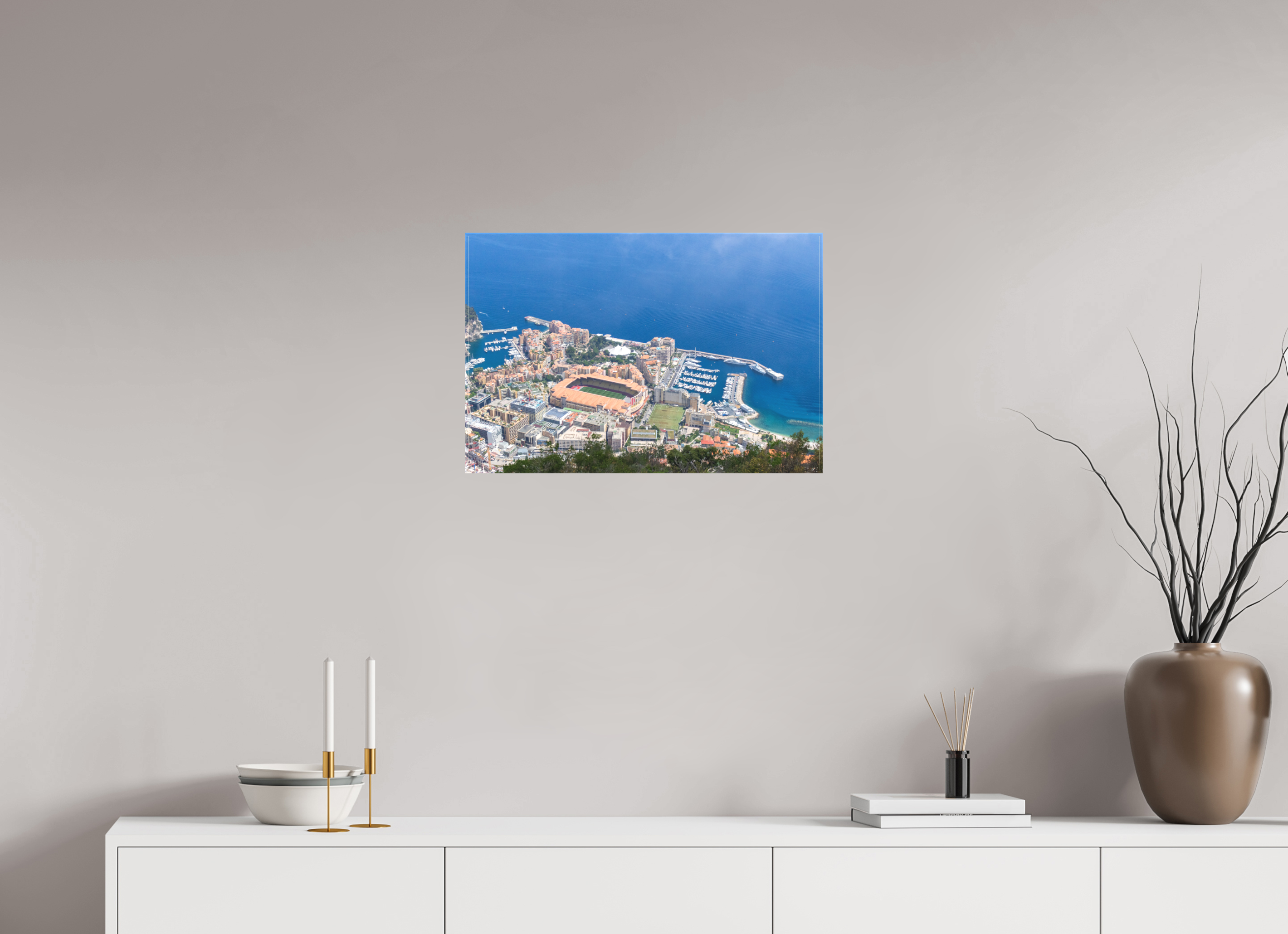 60 x 40 cm, Leinwand City by the Sea