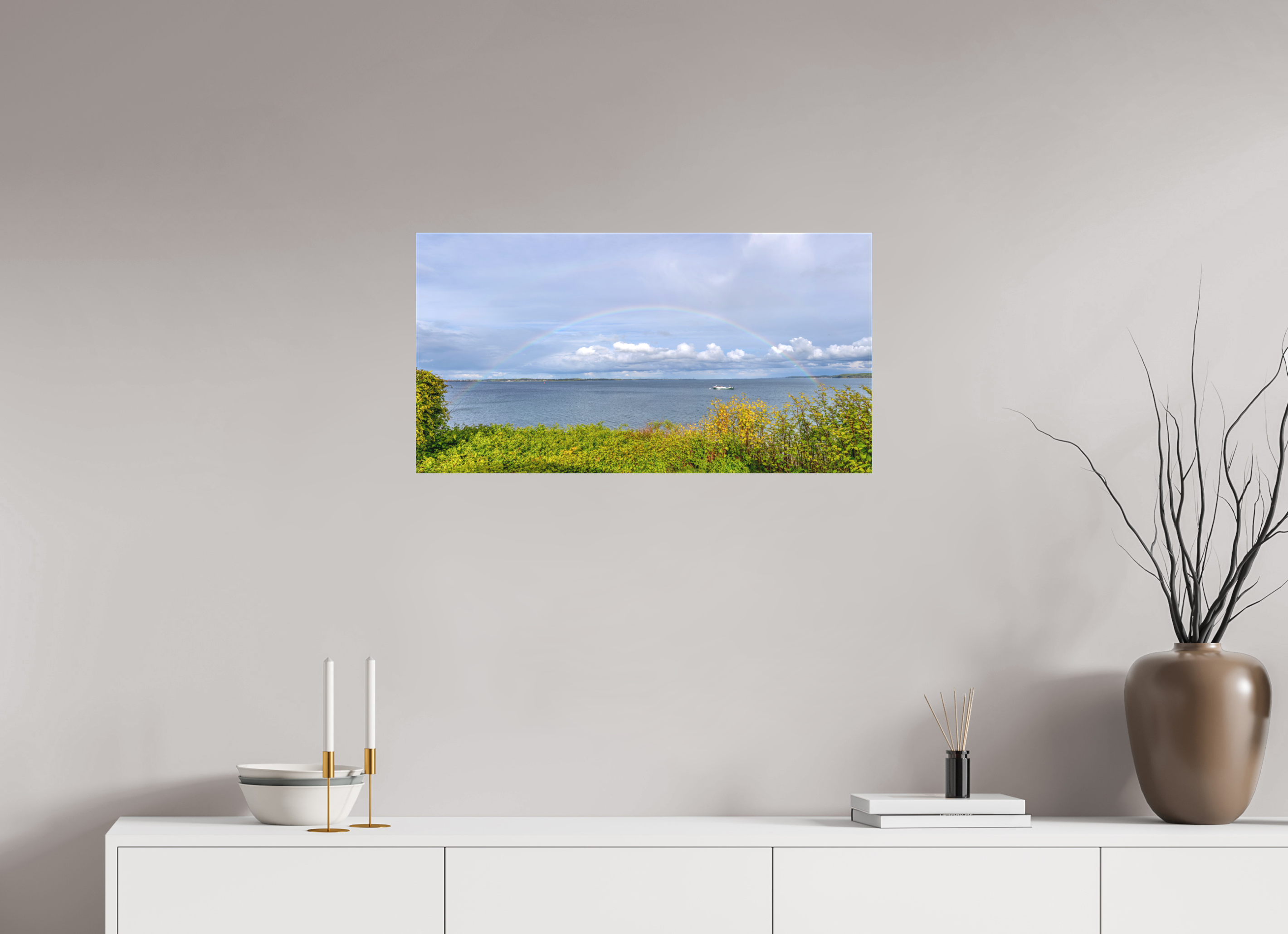 76,9 x 40 cm, Leinwand Painted Horizon