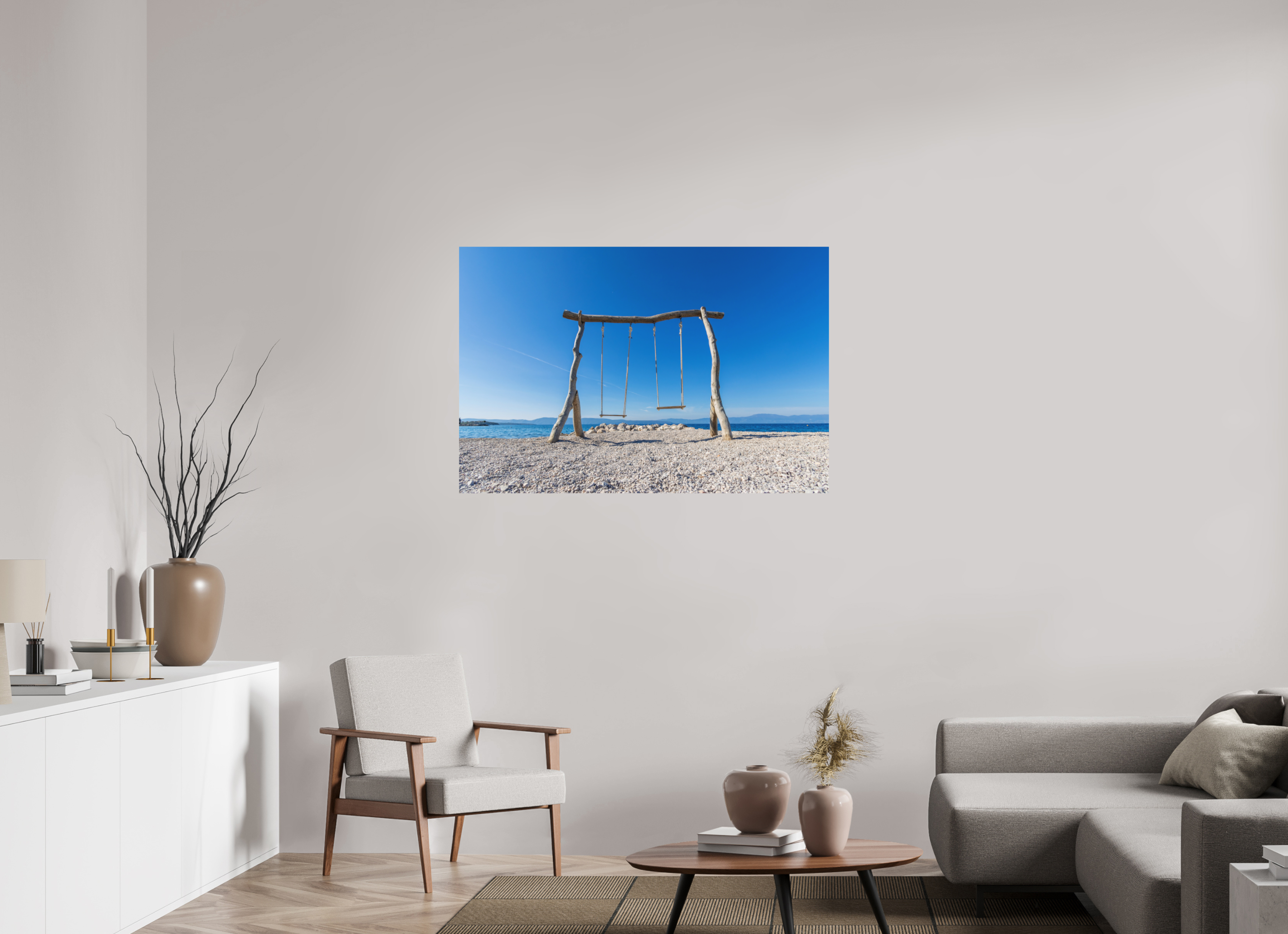 120 x 80 cm, Fine-Art Print Matt Between Sky and Sea