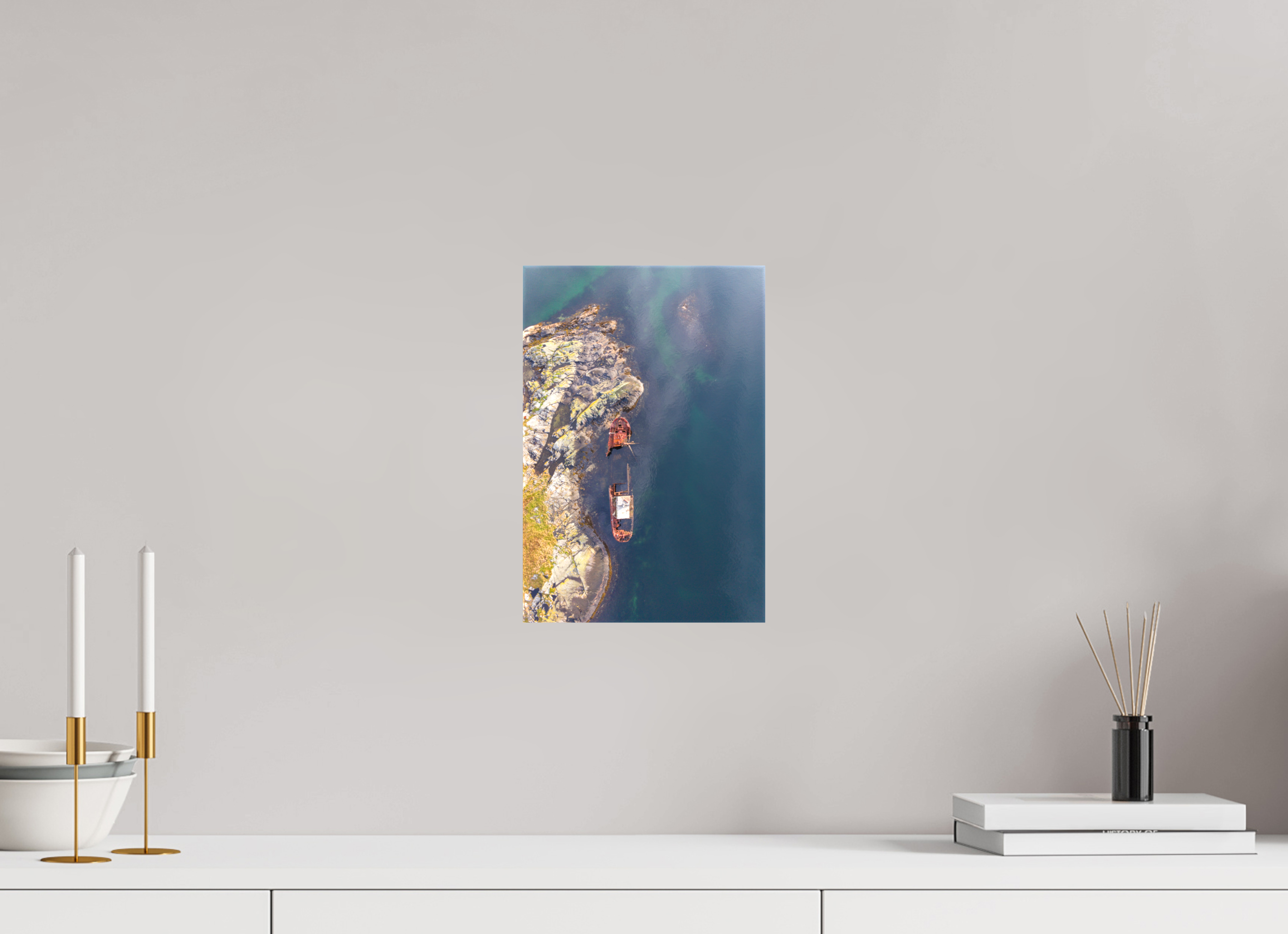 20 x 30 cm, Leinwand Coastal Relic