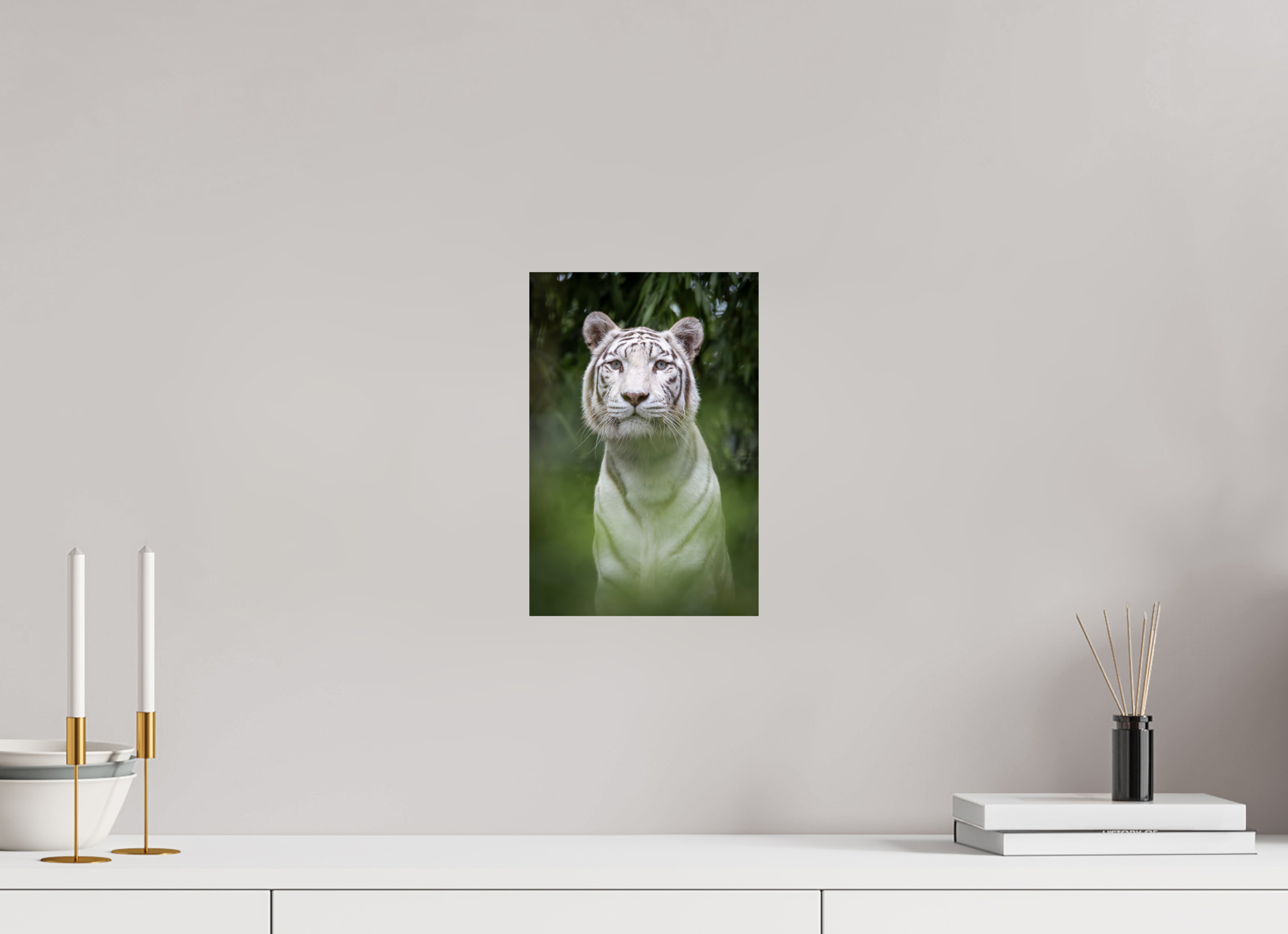 20 x 30 cm, Fine Art Print auf Alu-Dibond Jungle Phantom
