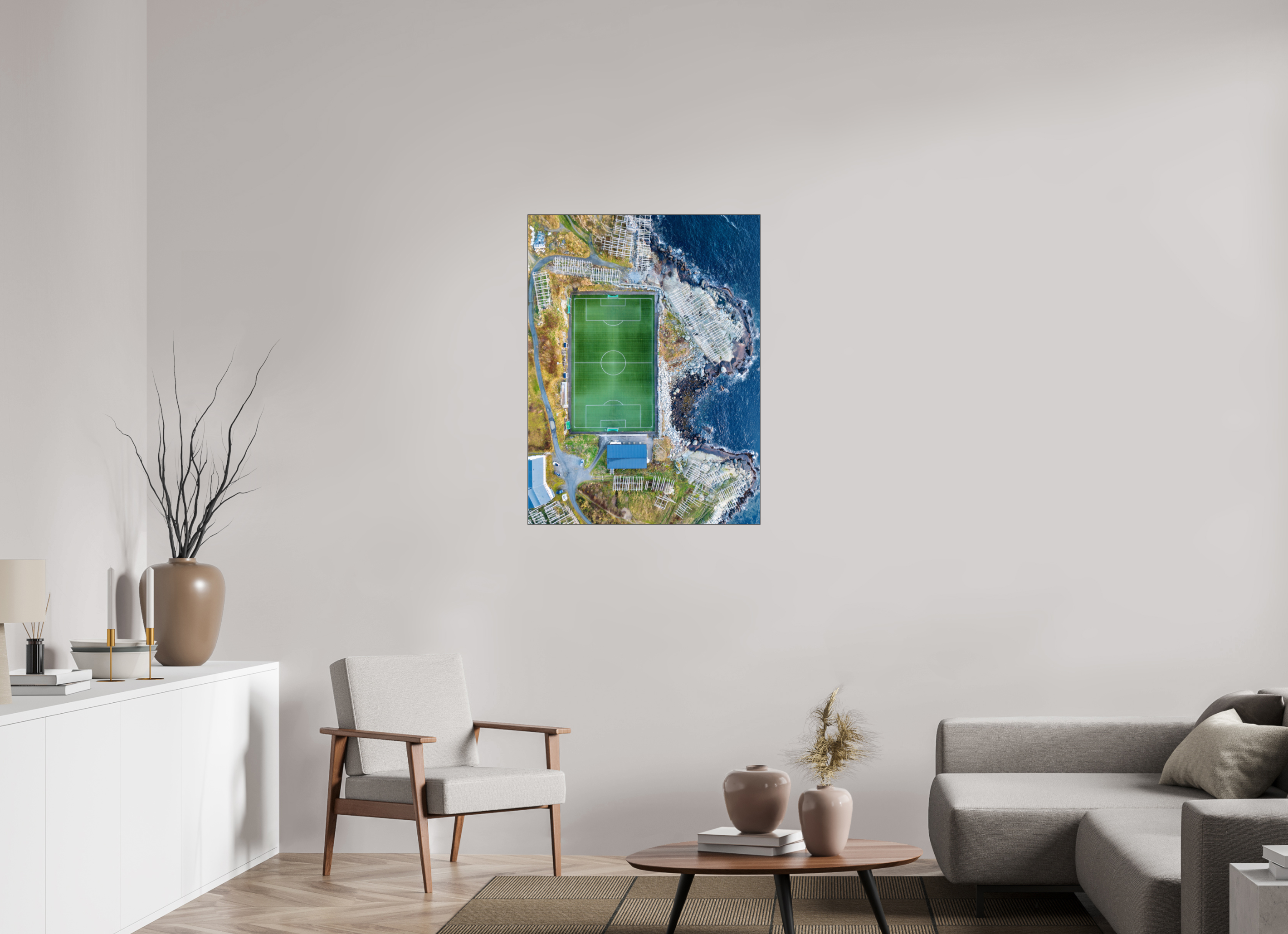 75 x 100 cm, Foto-Abzug hinter Acrylglas glänzend Play by the Sea