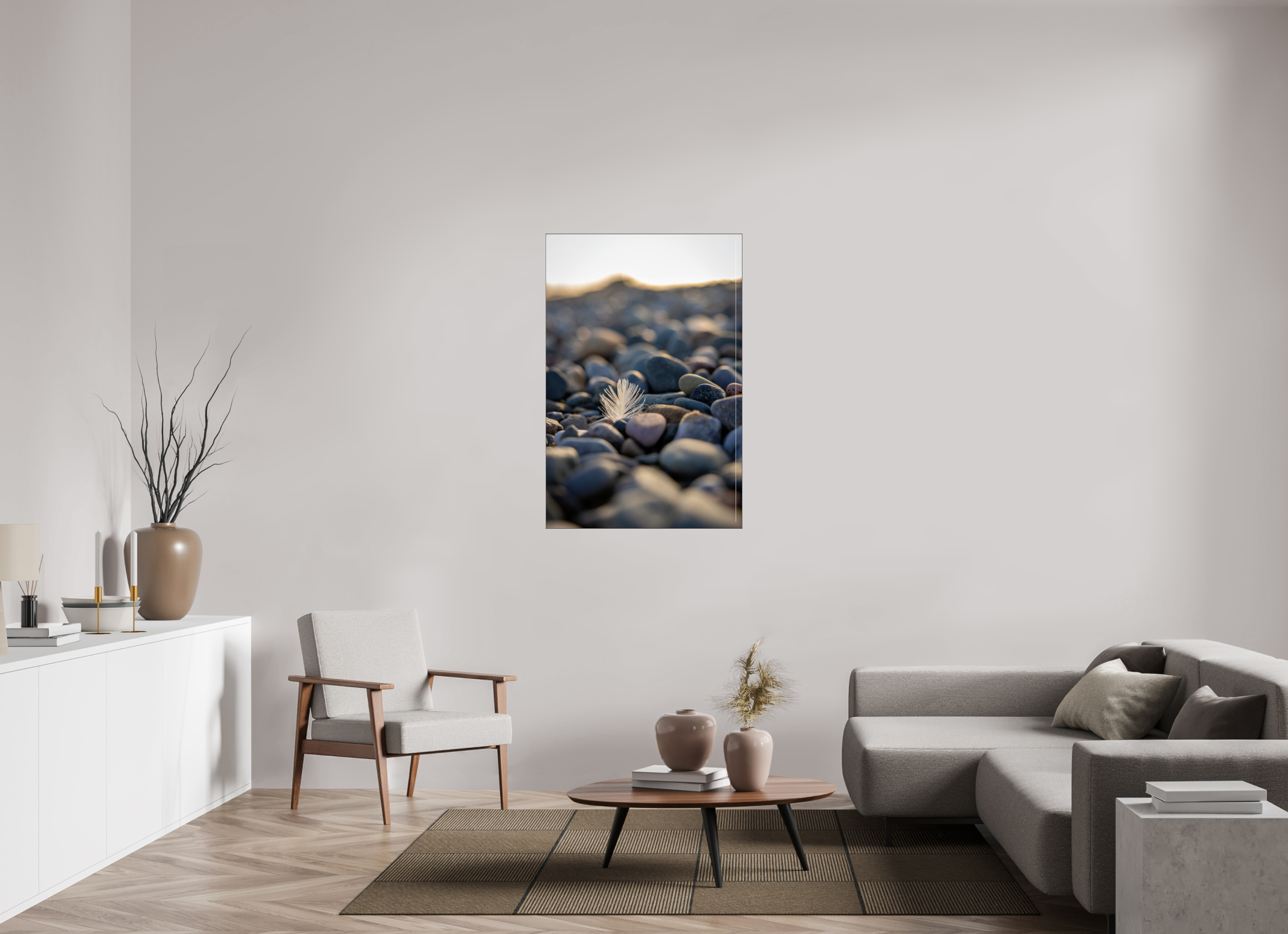 80 x 120 cm, Foto-Abzug hinter Acrylglas glänzend Soft Contrast