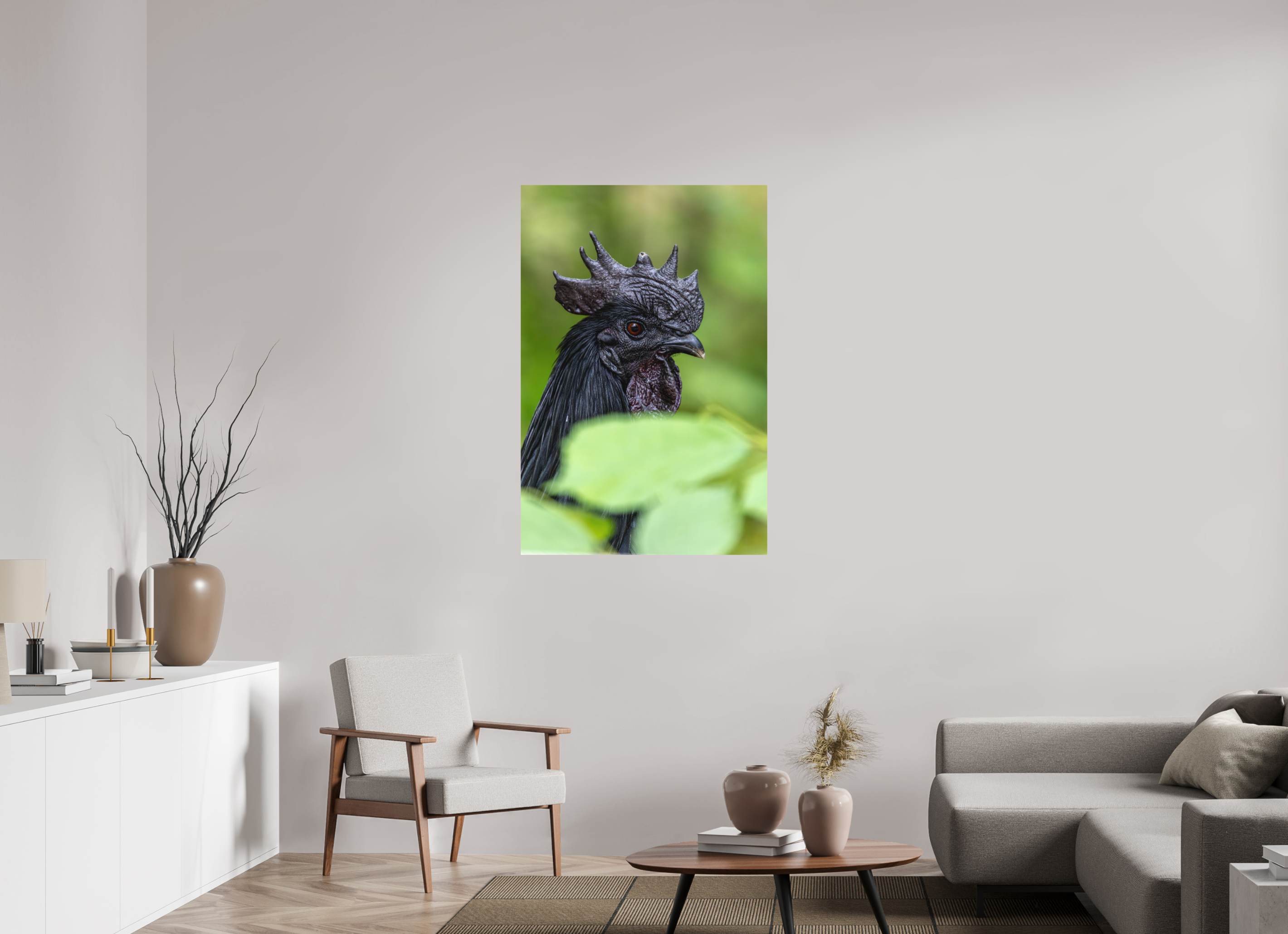 80 x 120 cm, Fine-Art Print Matt Black Majesty