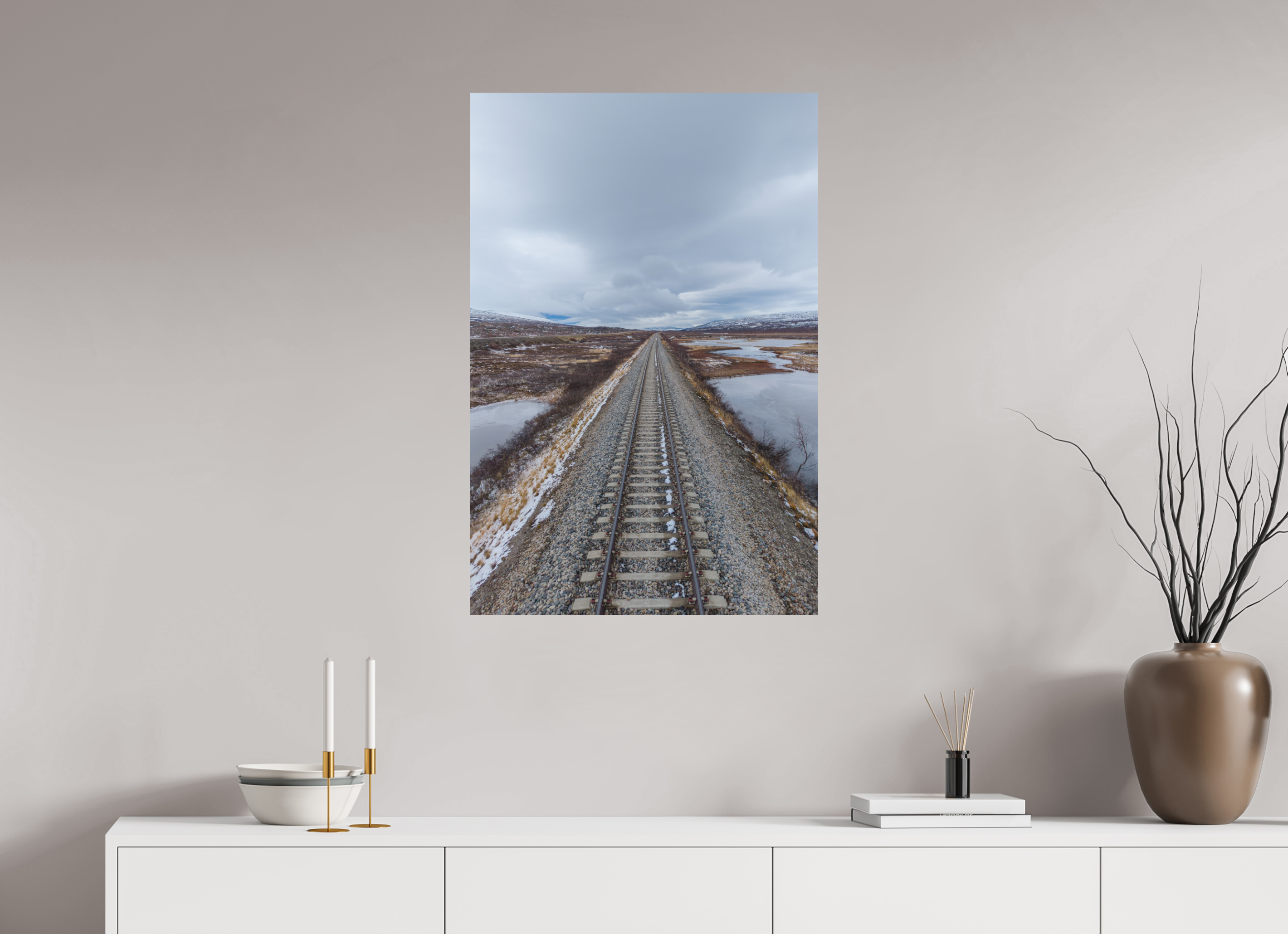 60 x 90 cm, Fine-Art Matt Endless Tracks
