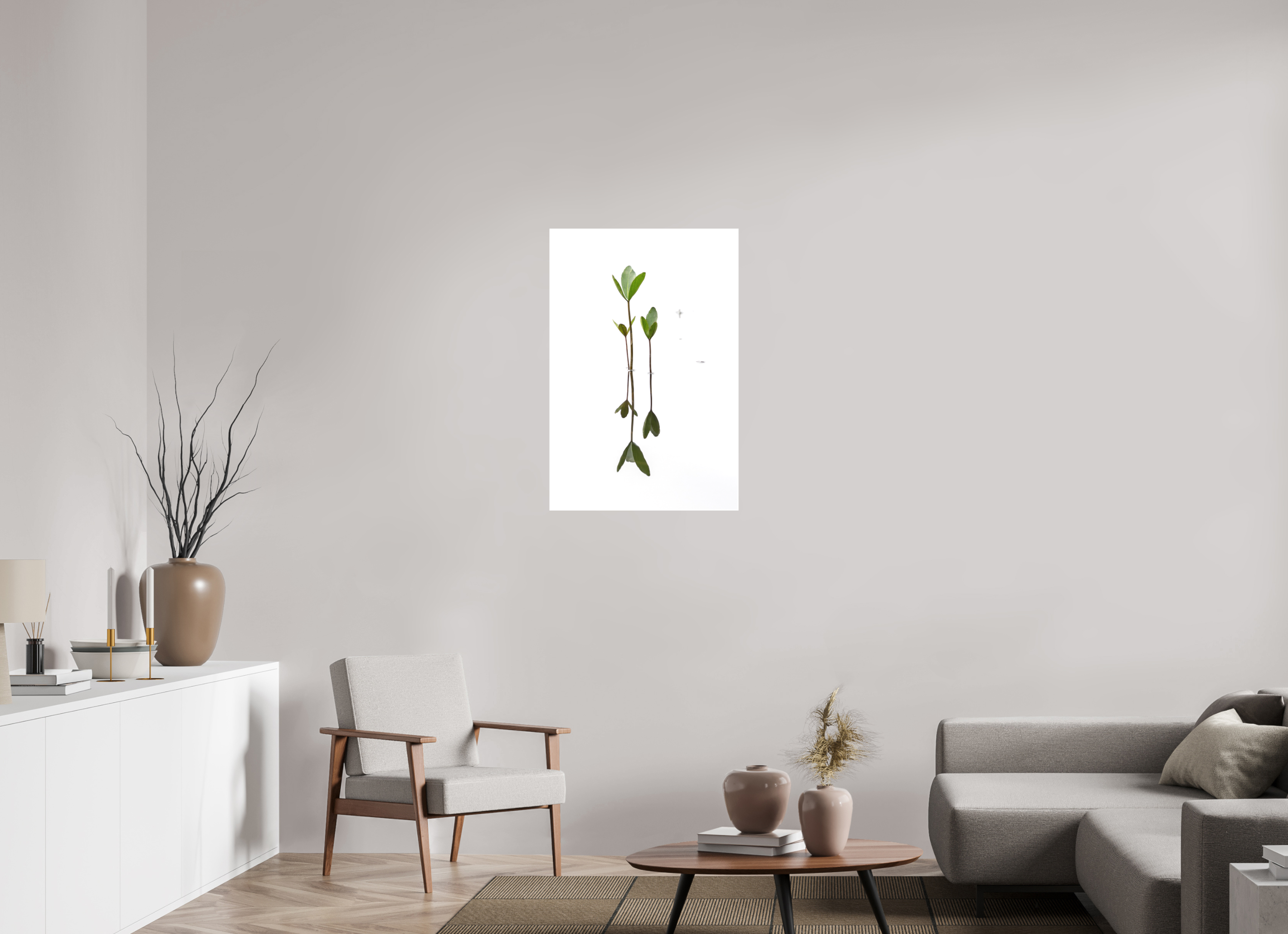 60 x 90 cm, Leinwand Silent Trio