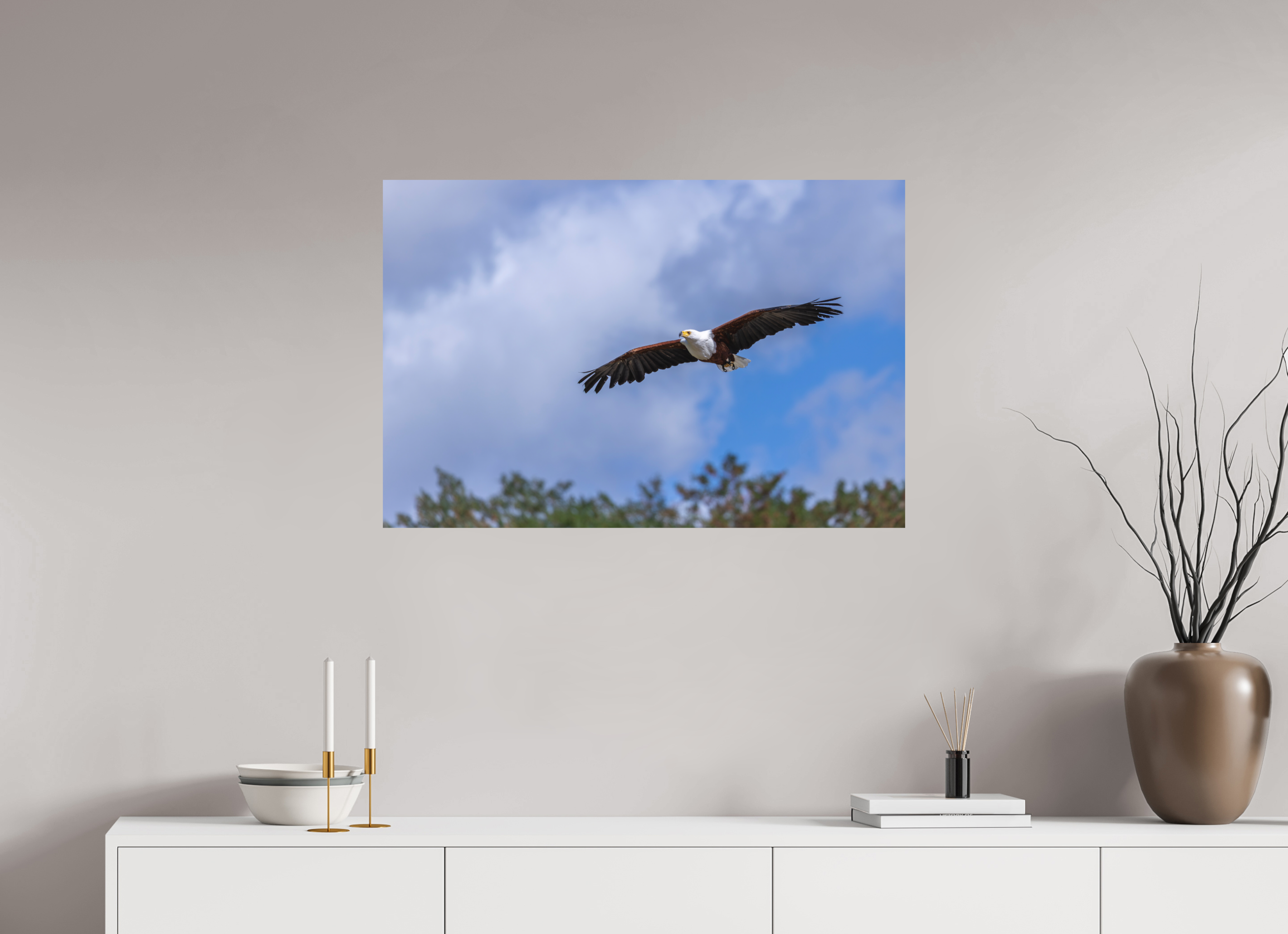90 x 60 cm, Fine-Art Print Matt Wings of Africa