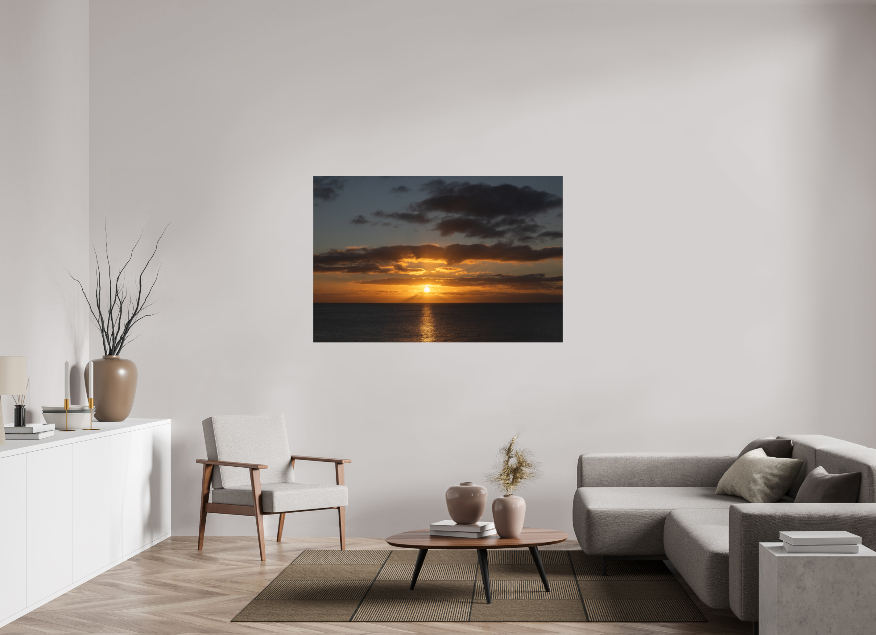 150 x 100 cm, Fine-Art Print Matt Celtic Sunset