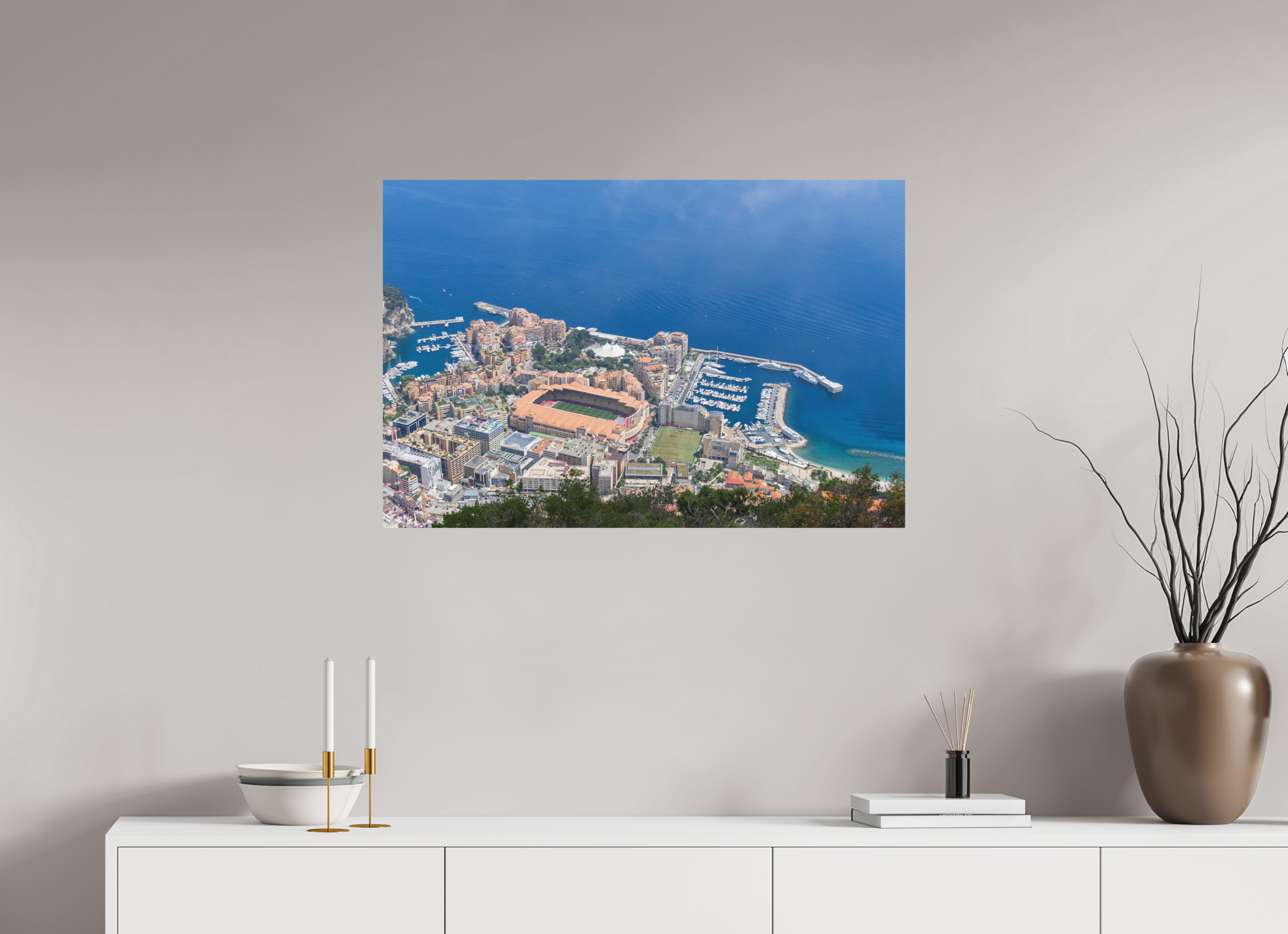 90 x 60 cm, Fine-Art Matt City by the Sea