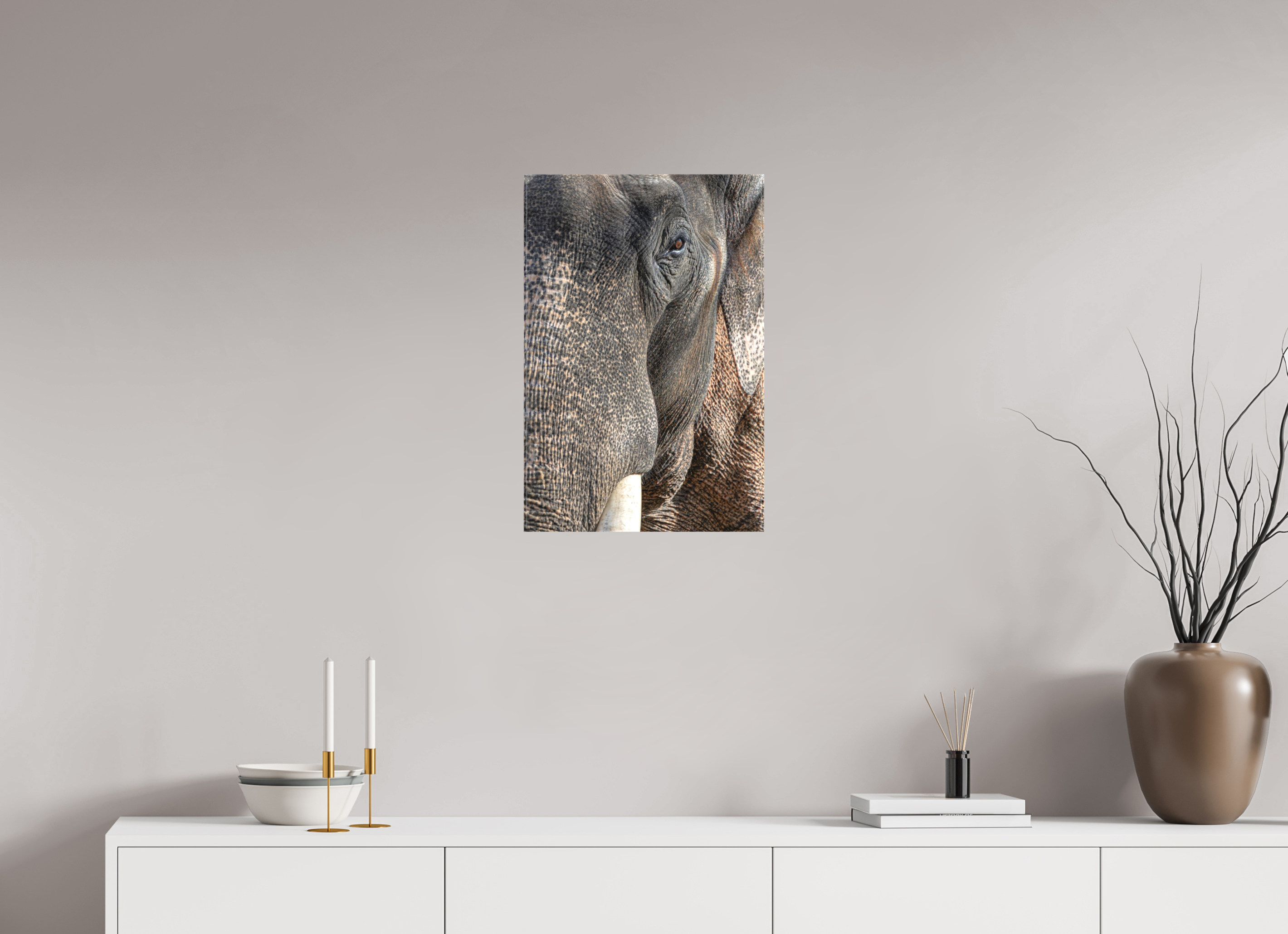 40 x 60 cm, Leinwand Soul of the Elephant