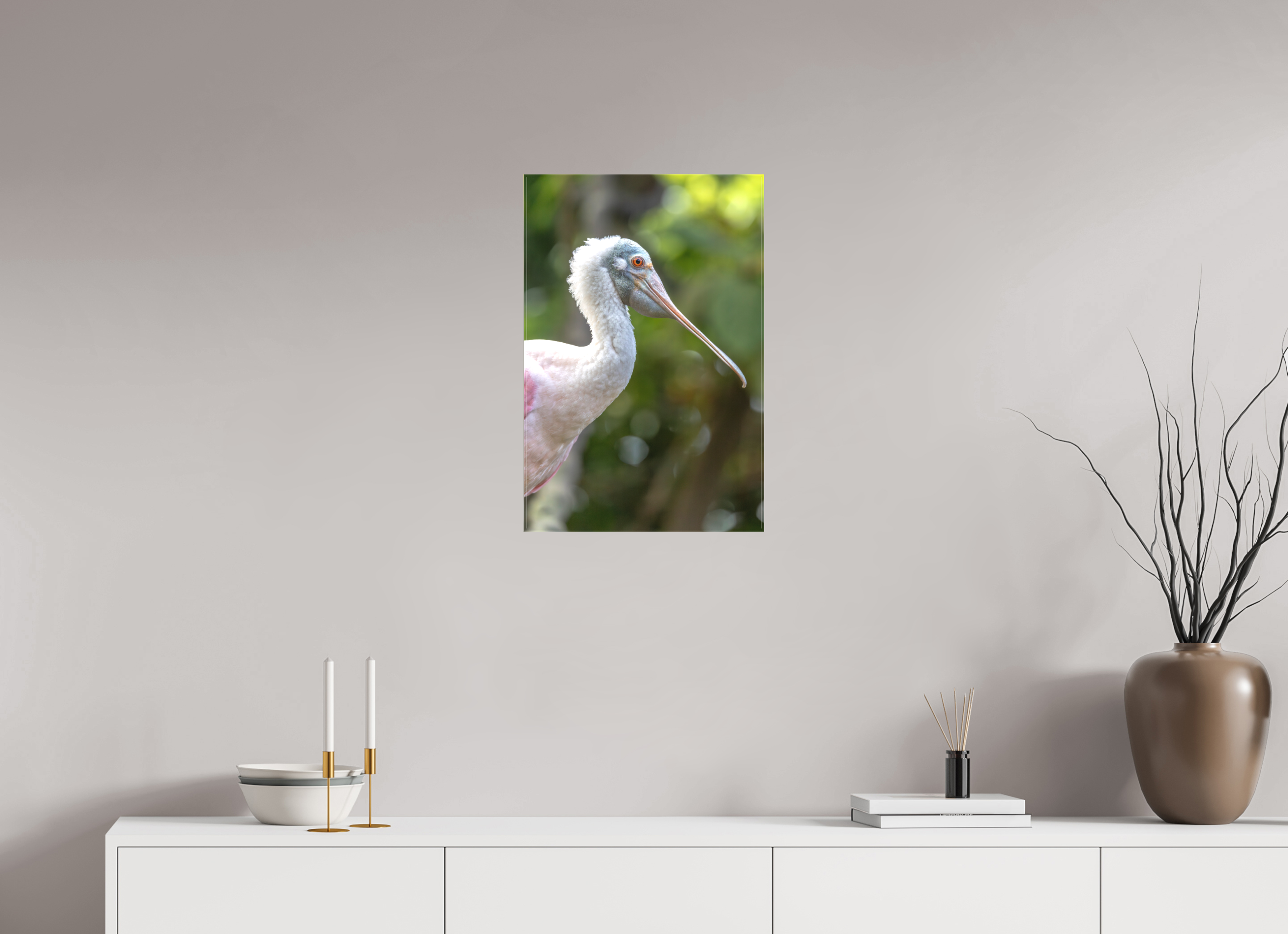 40 x 60 cm, Leinwand Profile in Pink