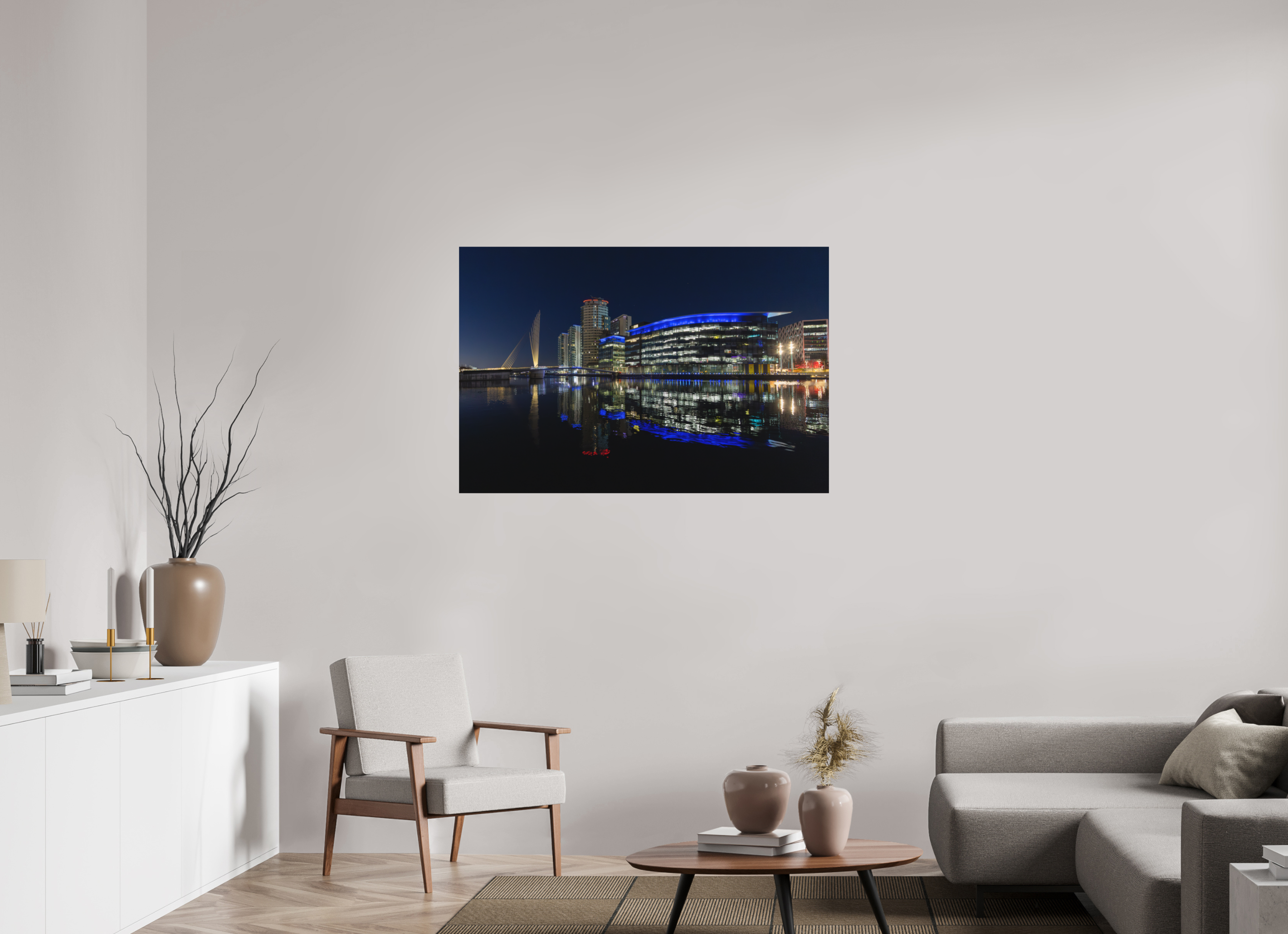 120 x 80 cm, Fine-Art Print Matt City After Dark