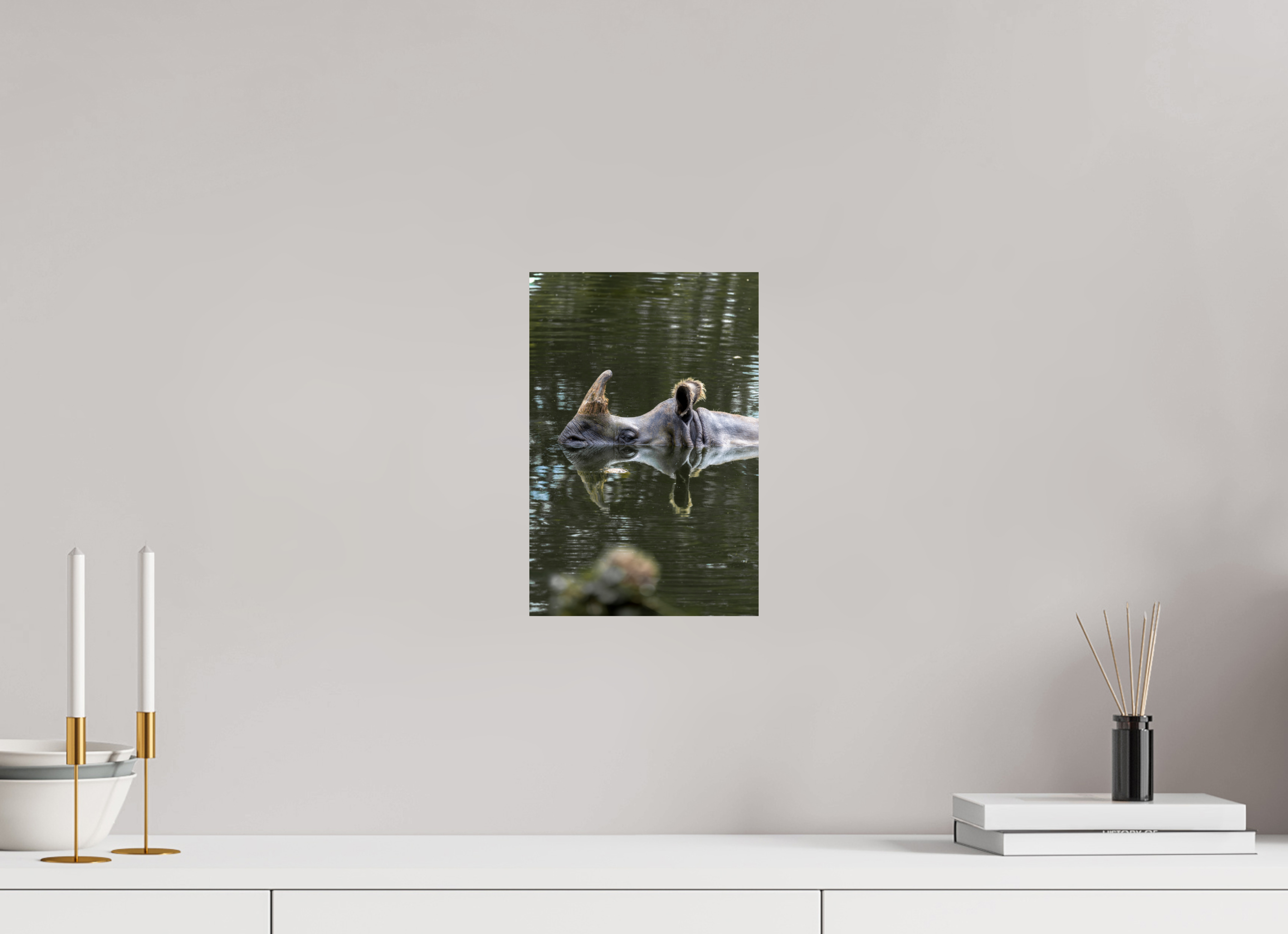 20 x 30 cm, Fine Art Print auf Alu-Dibond Mirror of the Wild