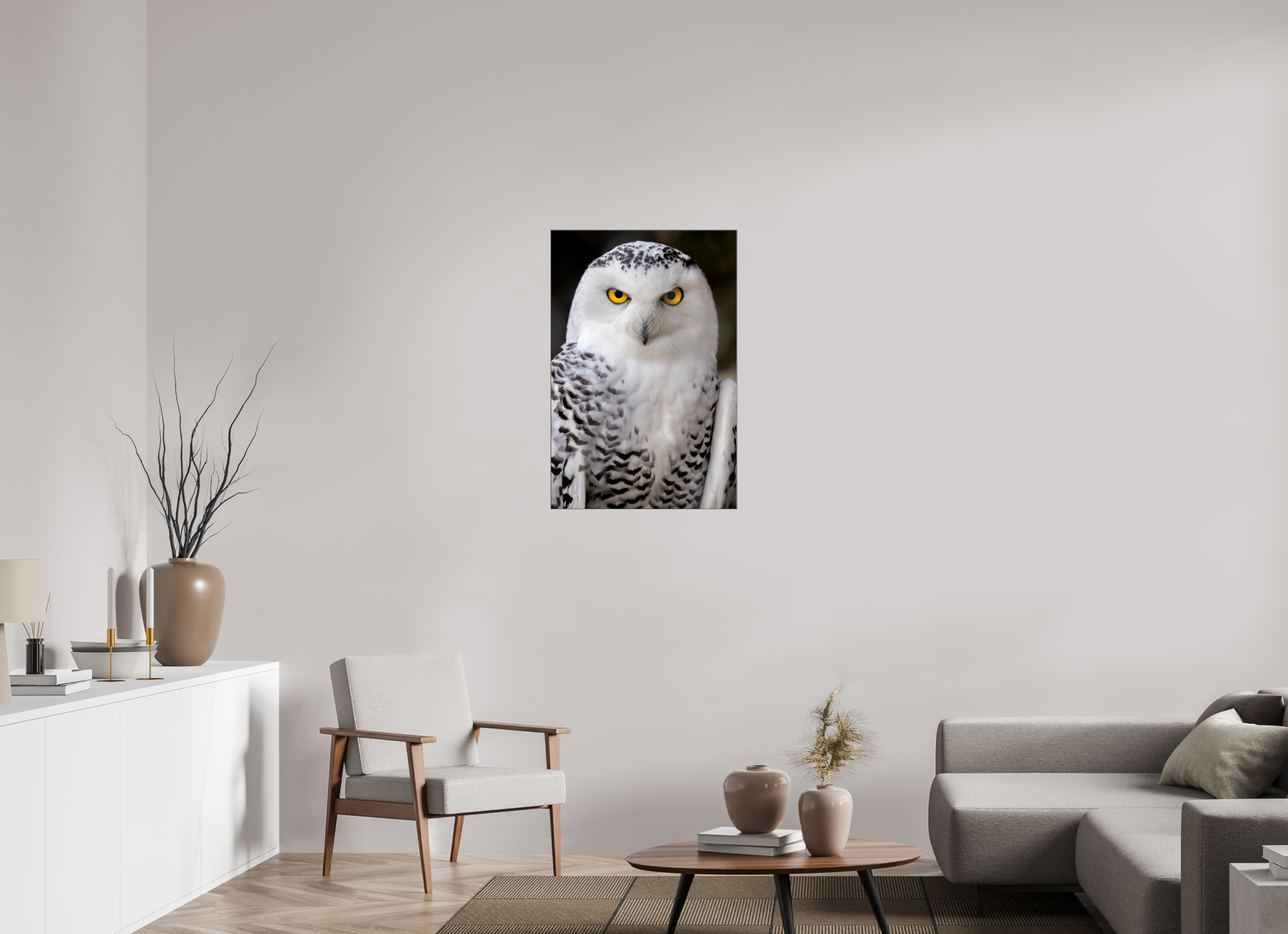 60 x 90 cm, Foto-Abzug hinter Acrylglas glänzend Arctic Stare