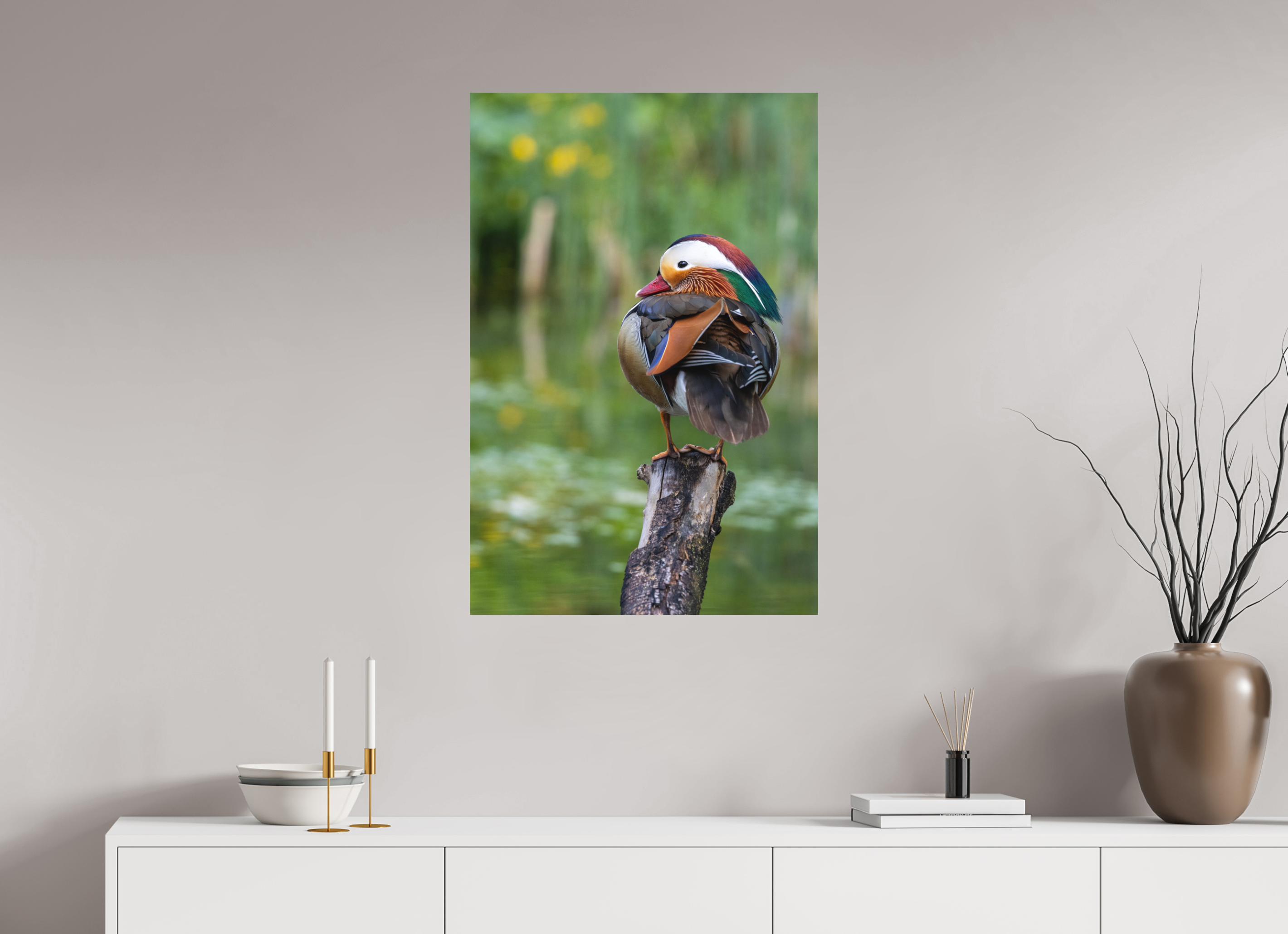 60 x 90 cm, Fine-Art Print Matt Perched Beauty