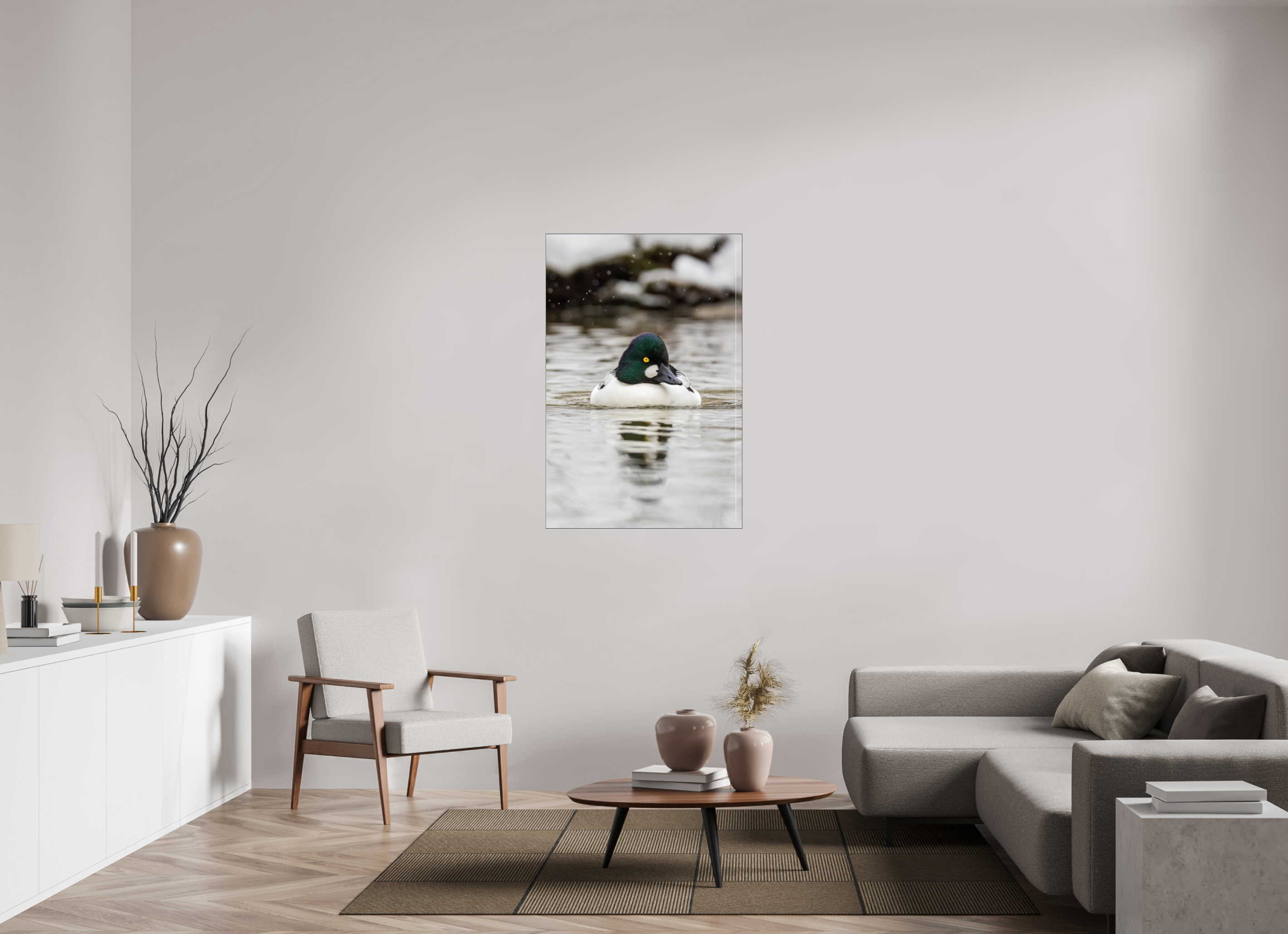 80 x 120 cm, Foto-Abzug hinter Acrylglas glänzend Gentle Glide