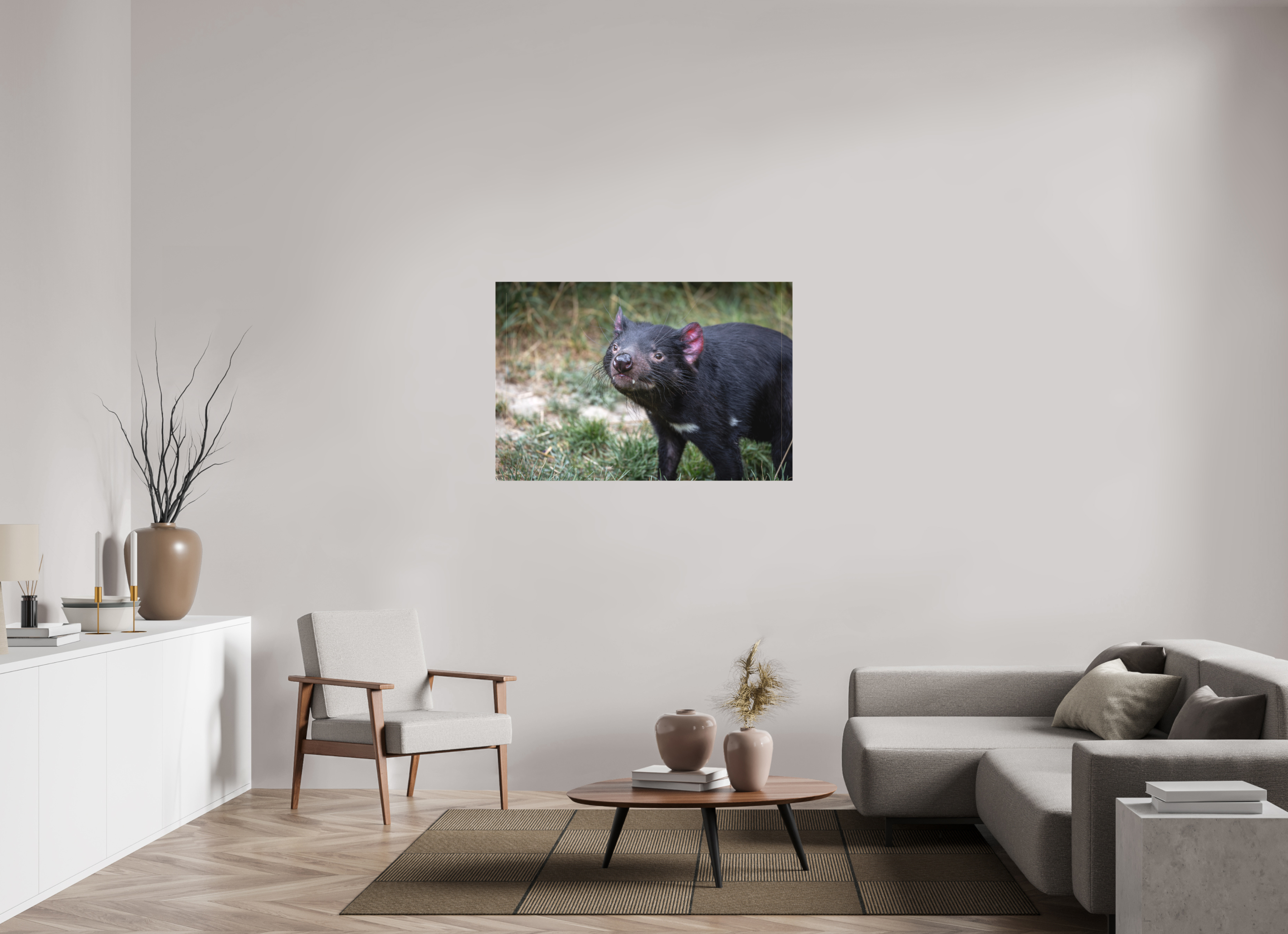 120 x 80 cm, Leinwand Friendly Devil