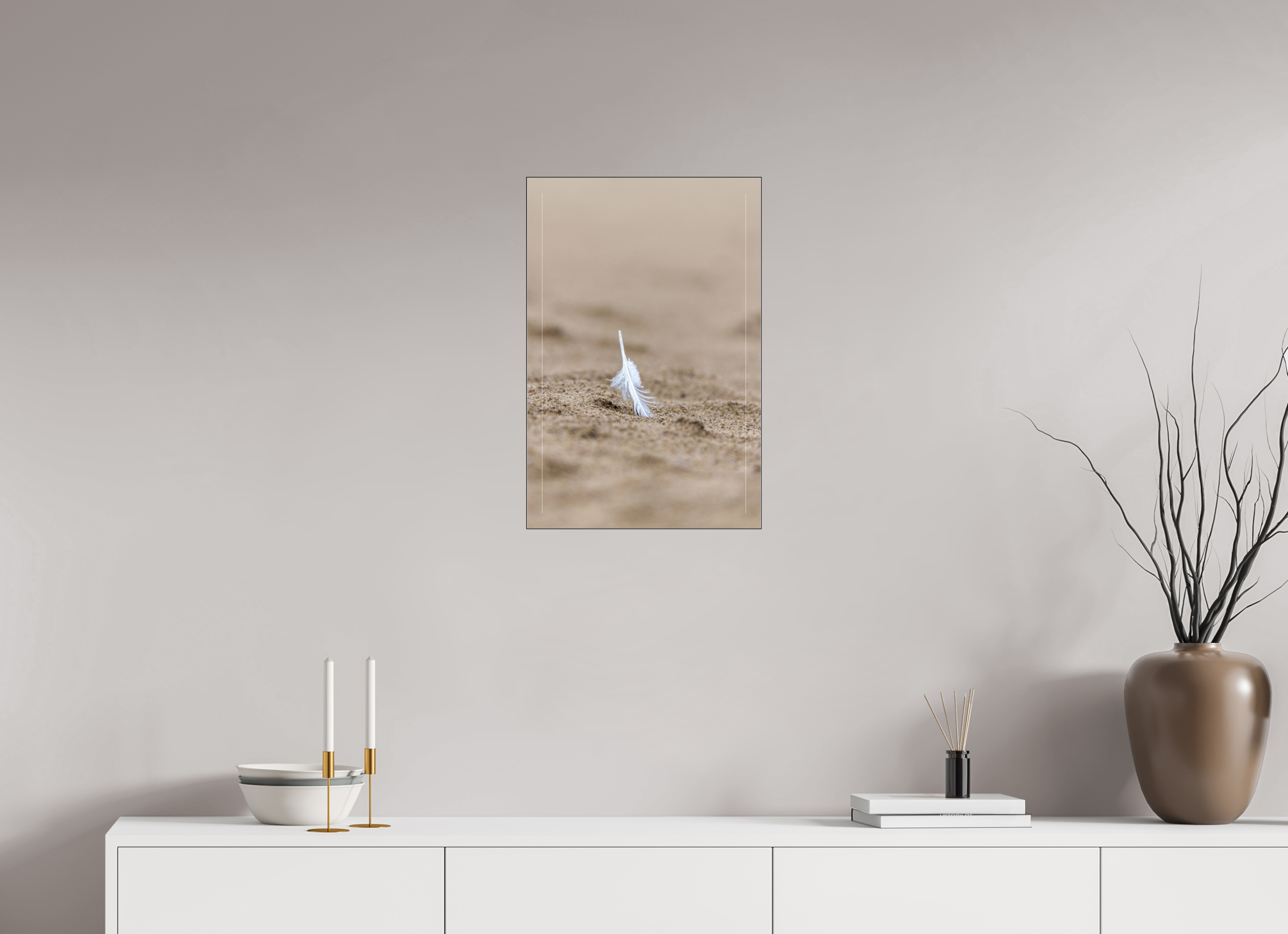 40 x 60 cm, Foto-Abzug hinter Acrylglas glänzend Whisper in the Sand
