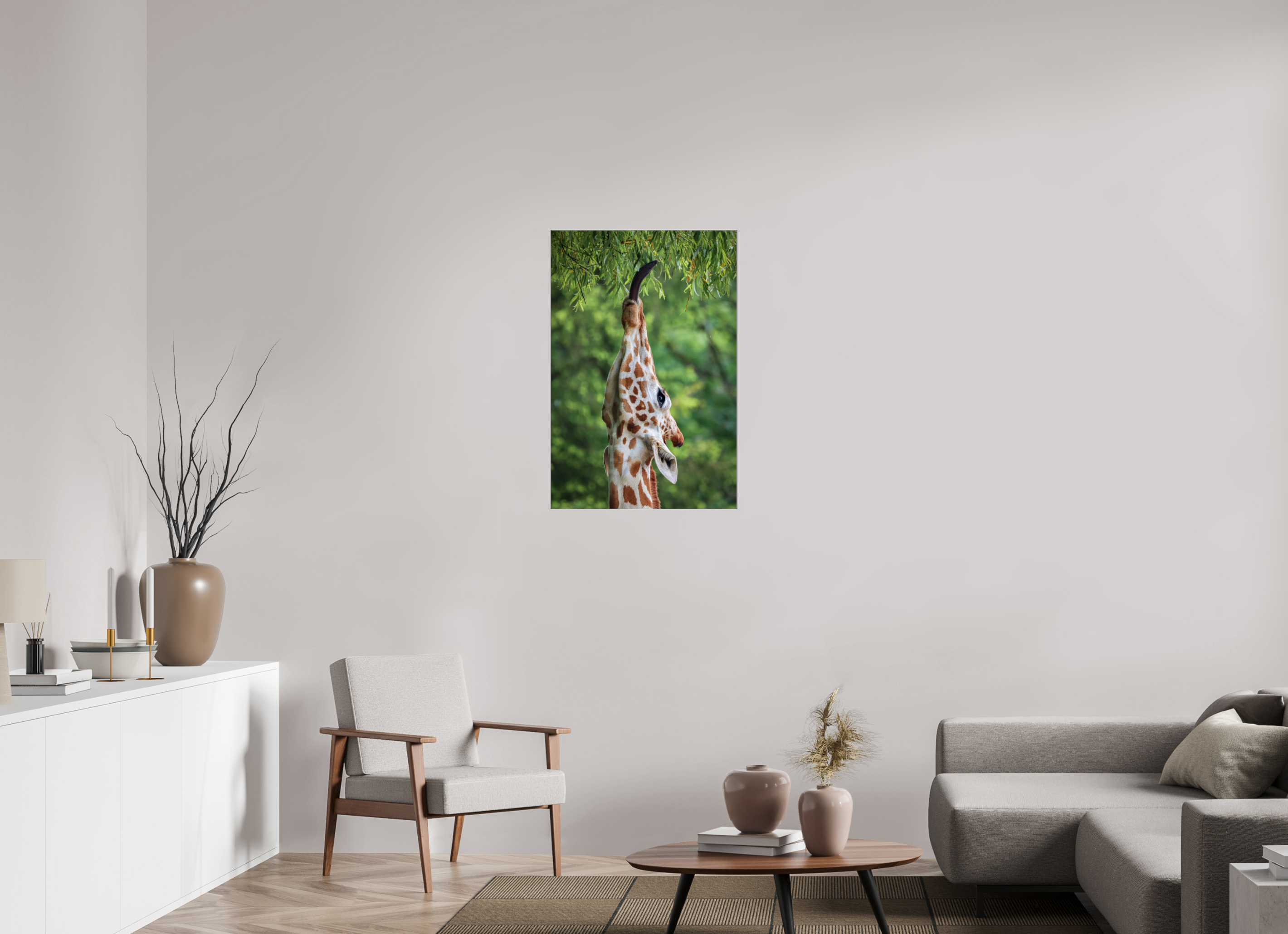 60 x 90 cm, Foto-Abzug hinter Acrylglas glänzend Tree Top Snack