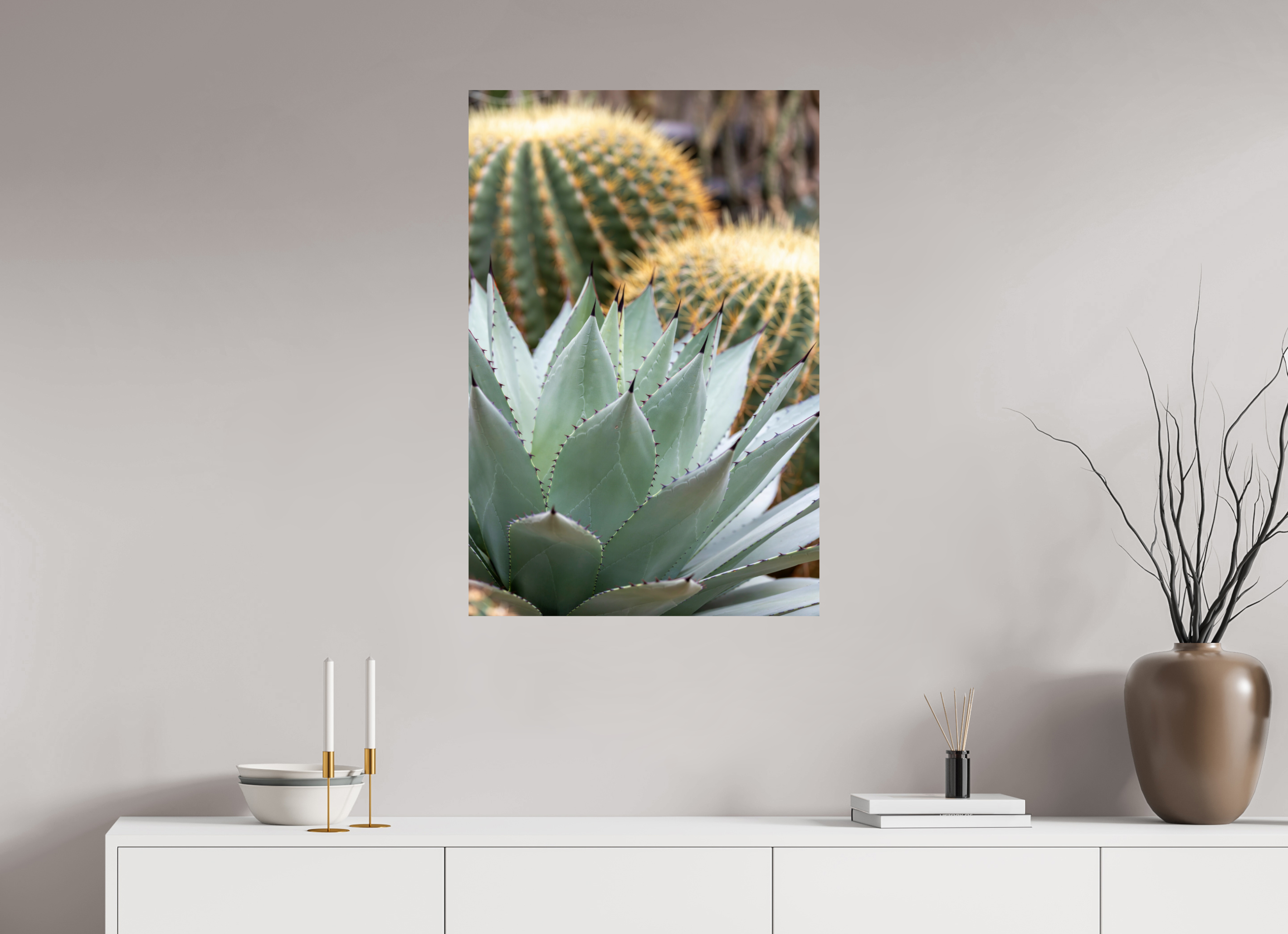 60 x 90 cm, Fine Art Print auf Alu-Dibond Thorns & Grace