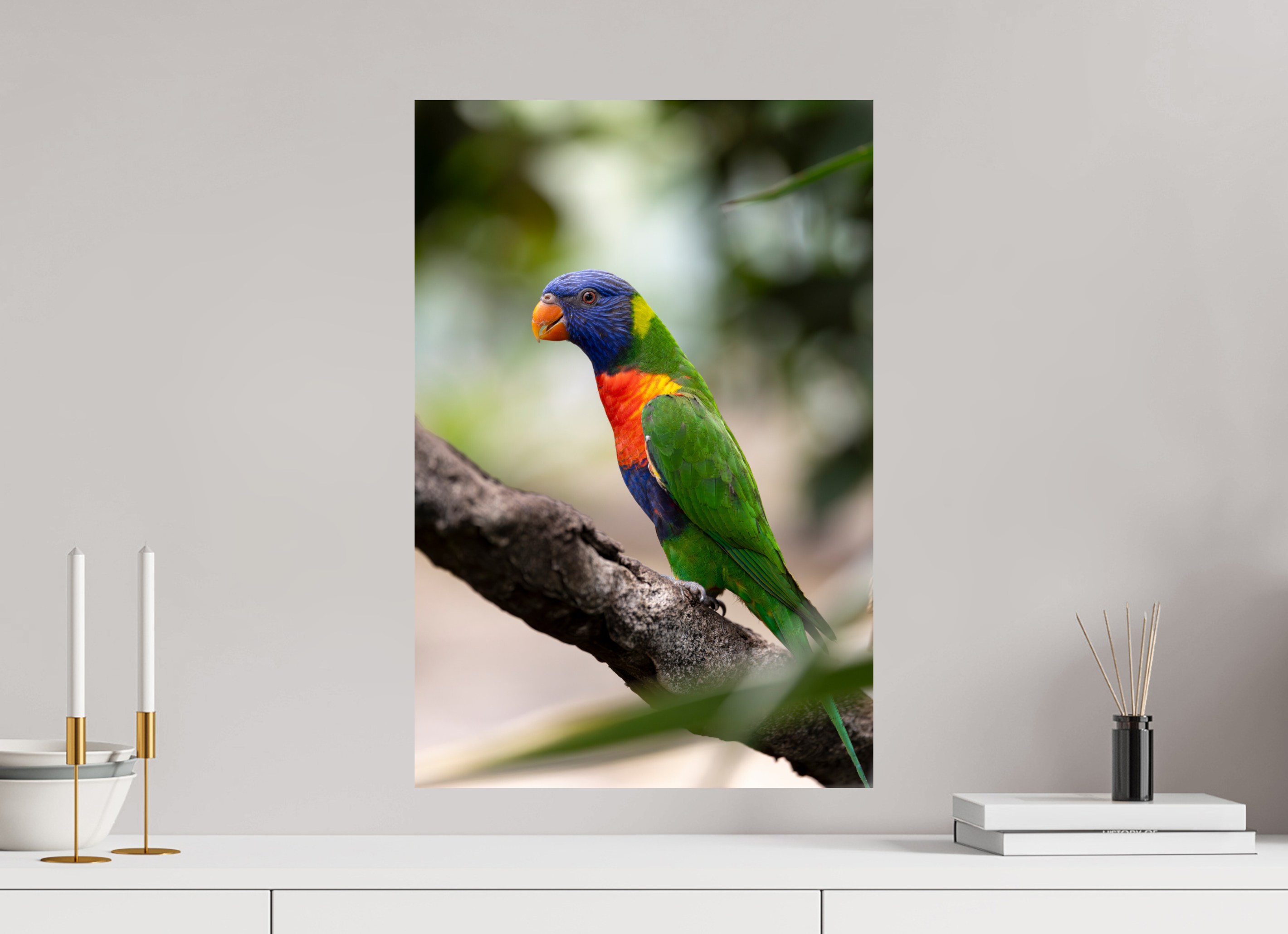40 x 60 cm, Fine Art Print auf Alu-Dibond Rainbow Spirit