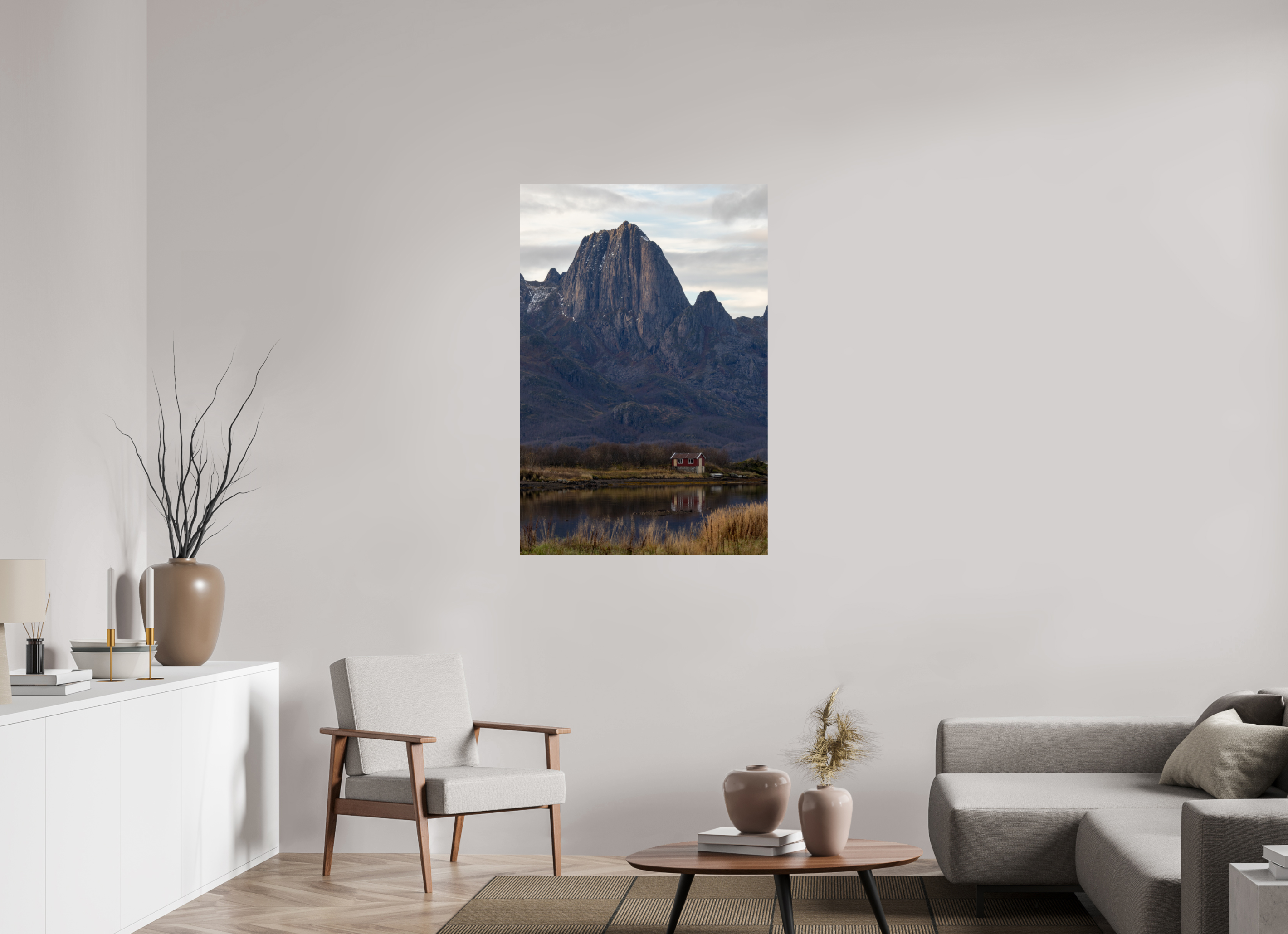 80 x 120 cm, Fine Art Print auf Alu-Dibond Mountain Refuge