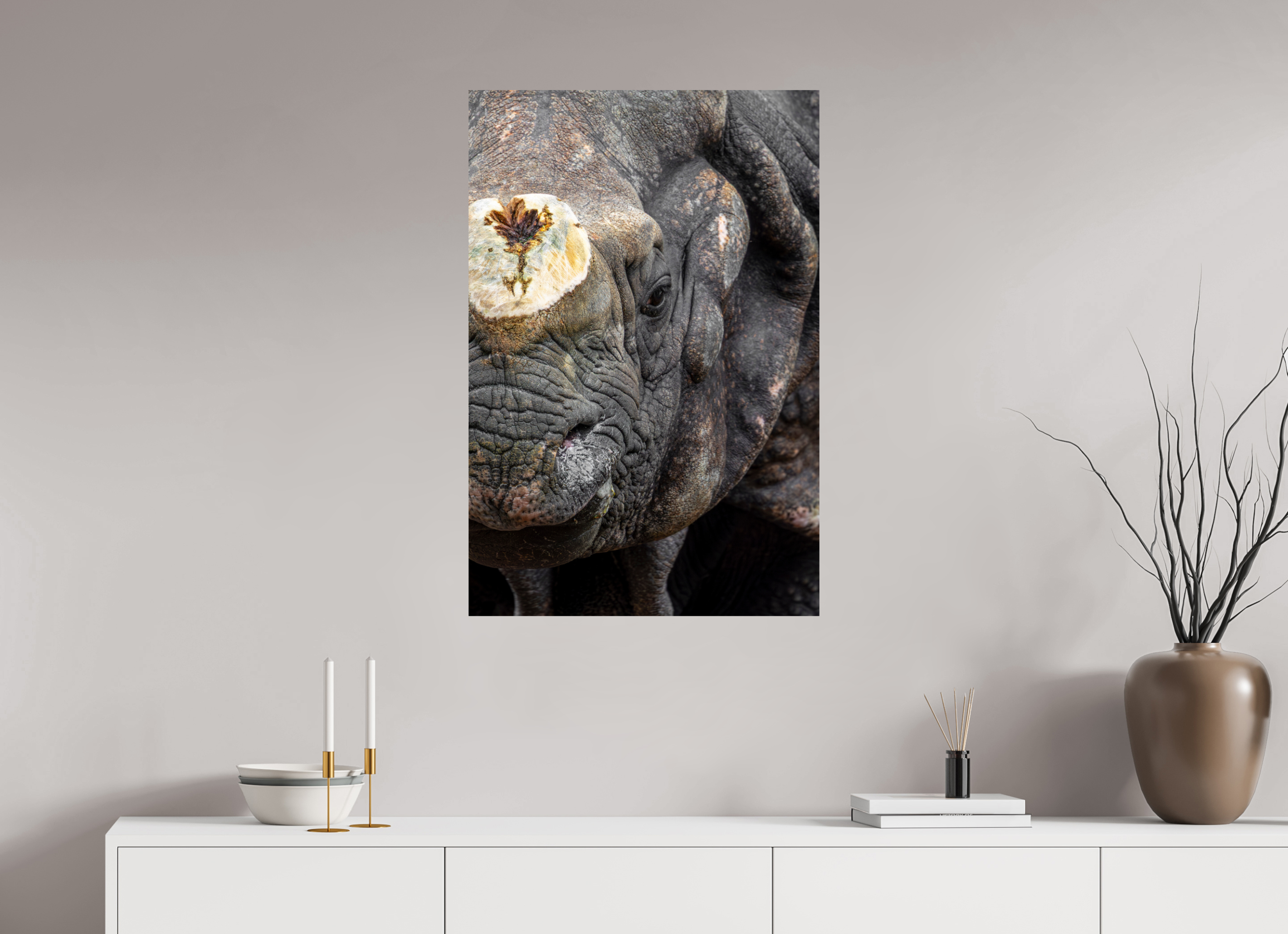 60 x 90 cm, Fine Art Print auf Alu-Dibond Iron Majesty