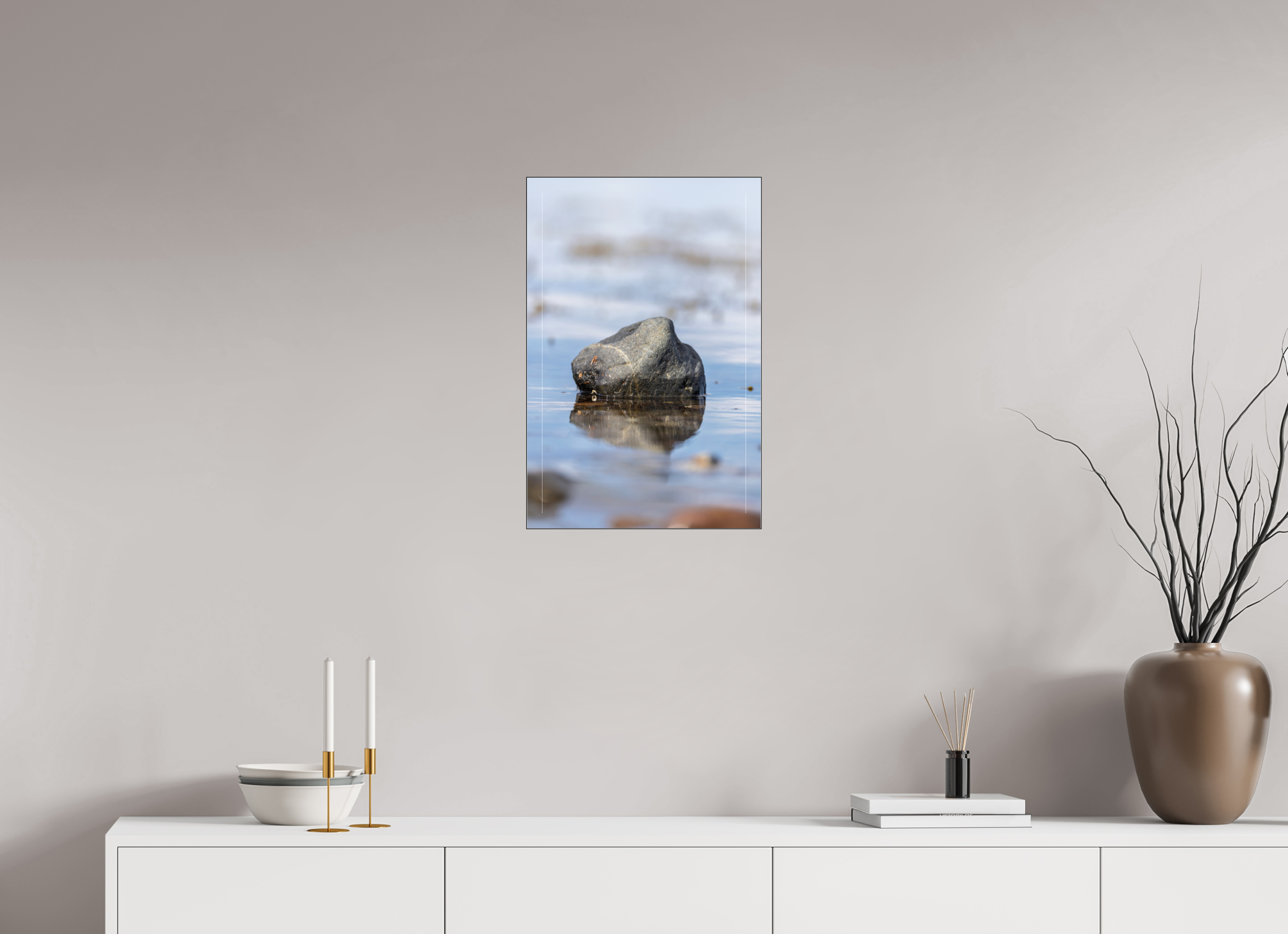40 x 60 cm, Foto-Abzug hinter Acrylglas glänzend Balance