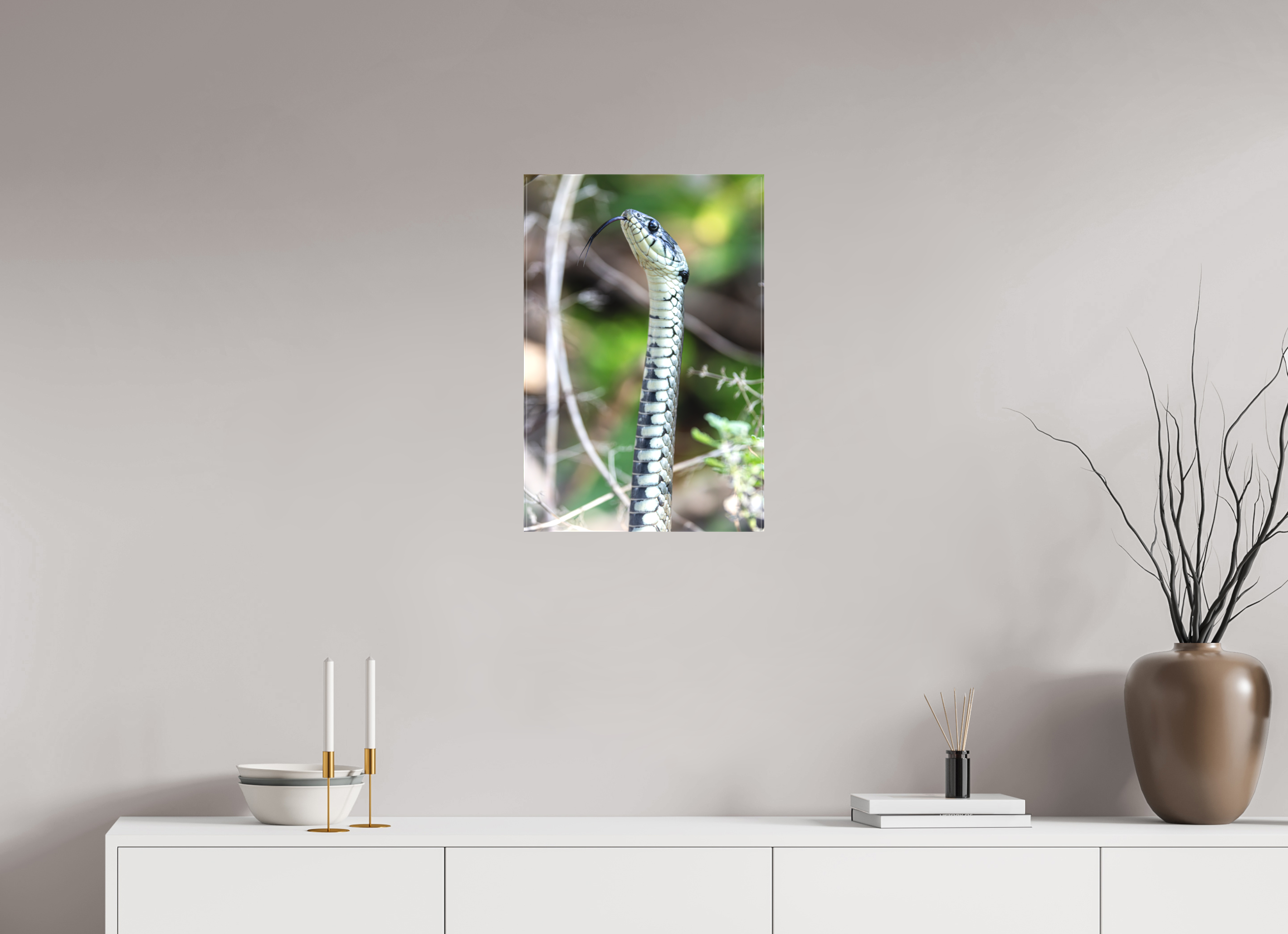 40 x 60 cm, Leinwand Forest Serpent