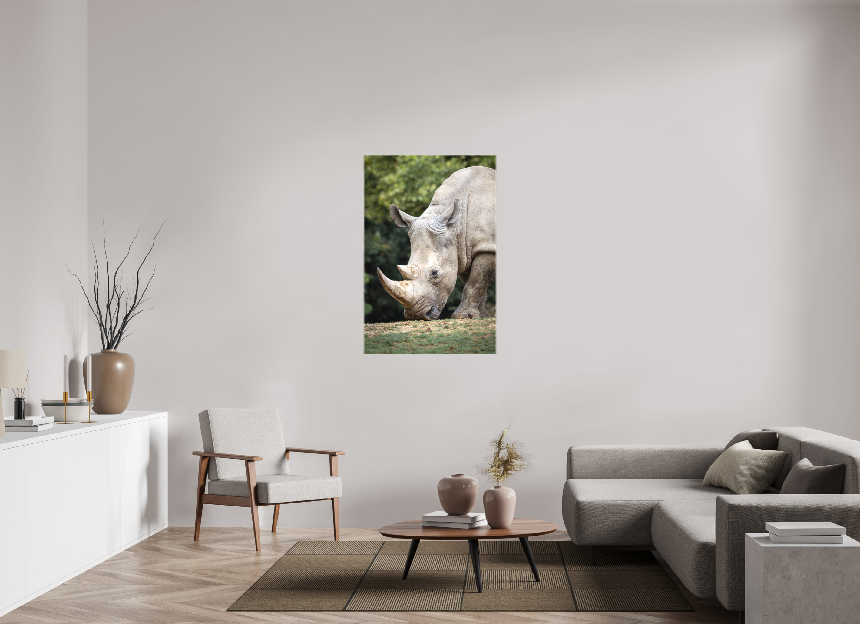 80 x 120 cm, Leinwand Gentle Grazer