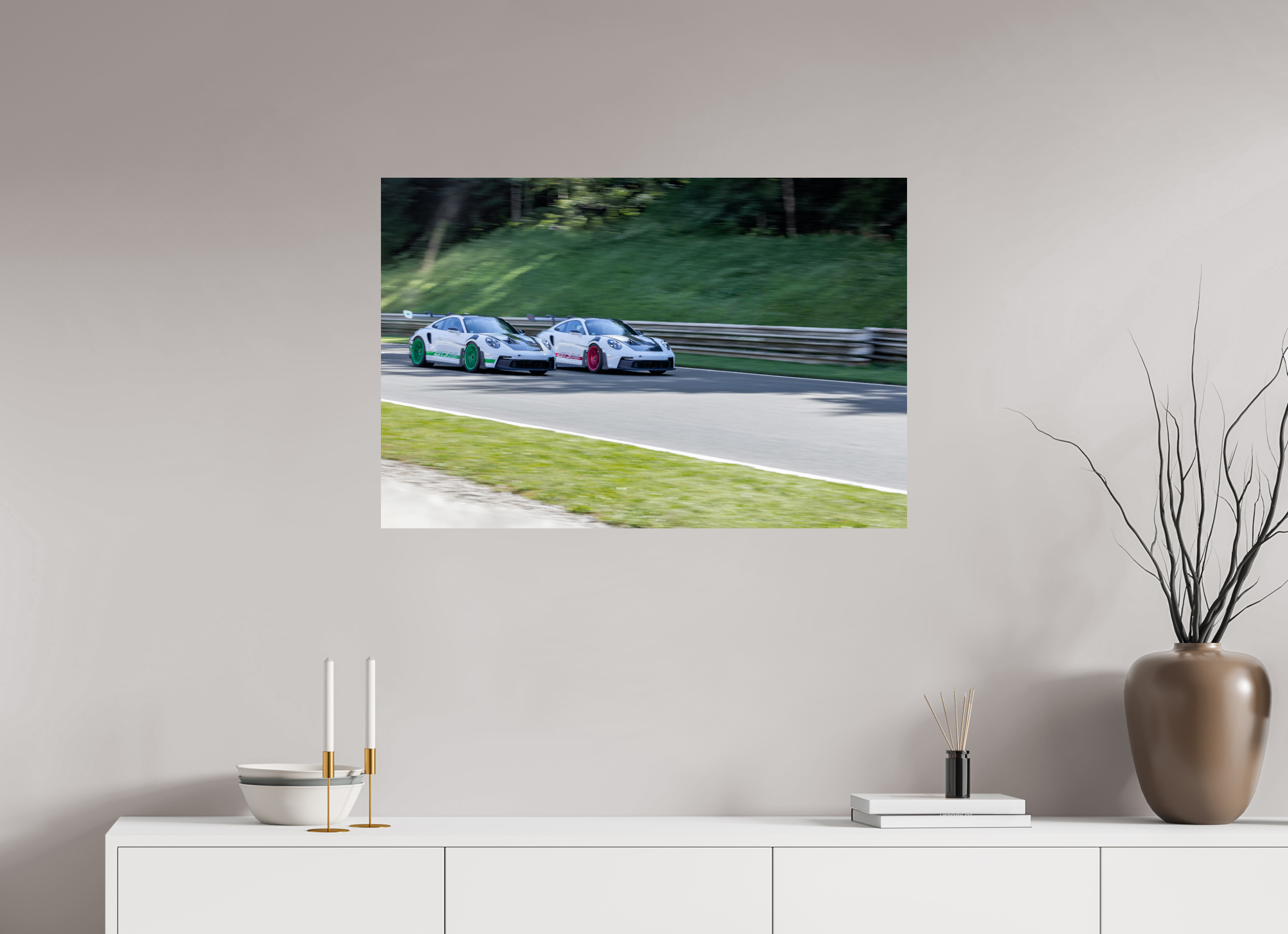 90 x 60 cm, Fine Art Print auf Alu-Dibond Side by Side