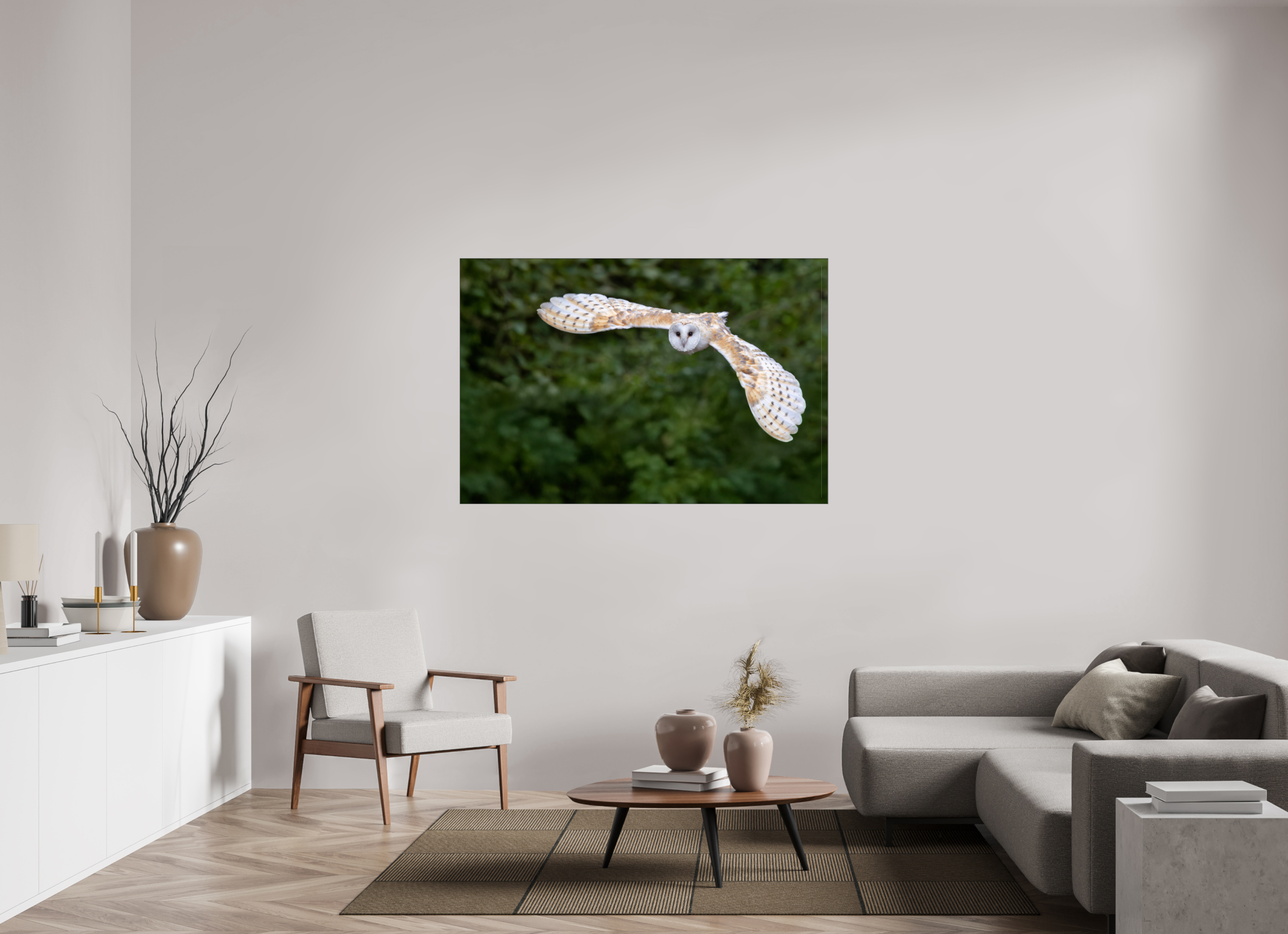 150 x 100 cm, Foto-Abzug hinter Acrylglas glänzend Silent Flight