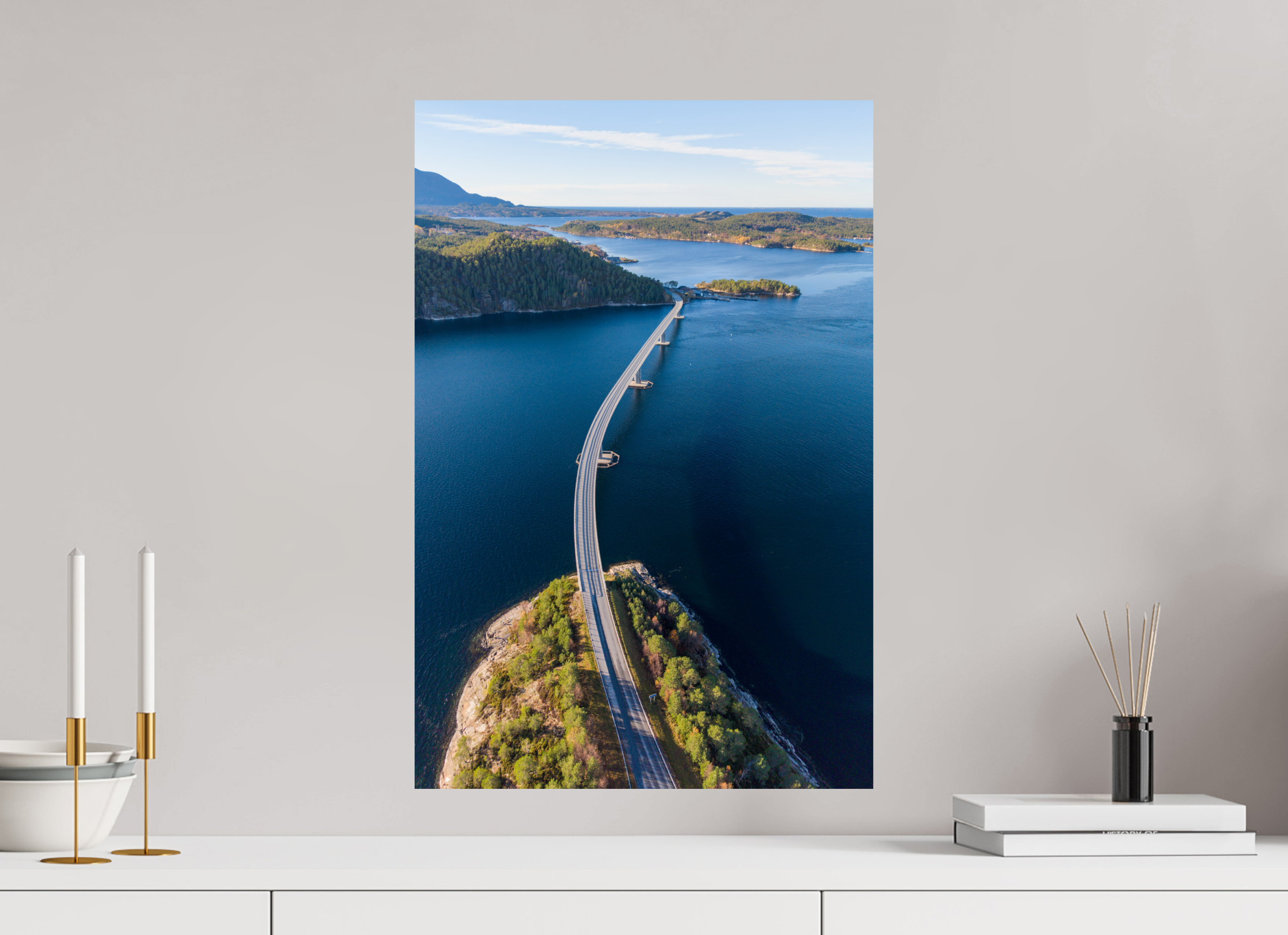 40 x 60 cm, Fine Art Print auf Alu-Dibond Ocean Gateway