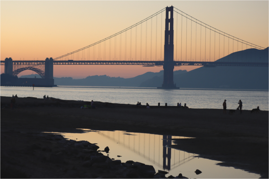 Main image Sunset over the Bay