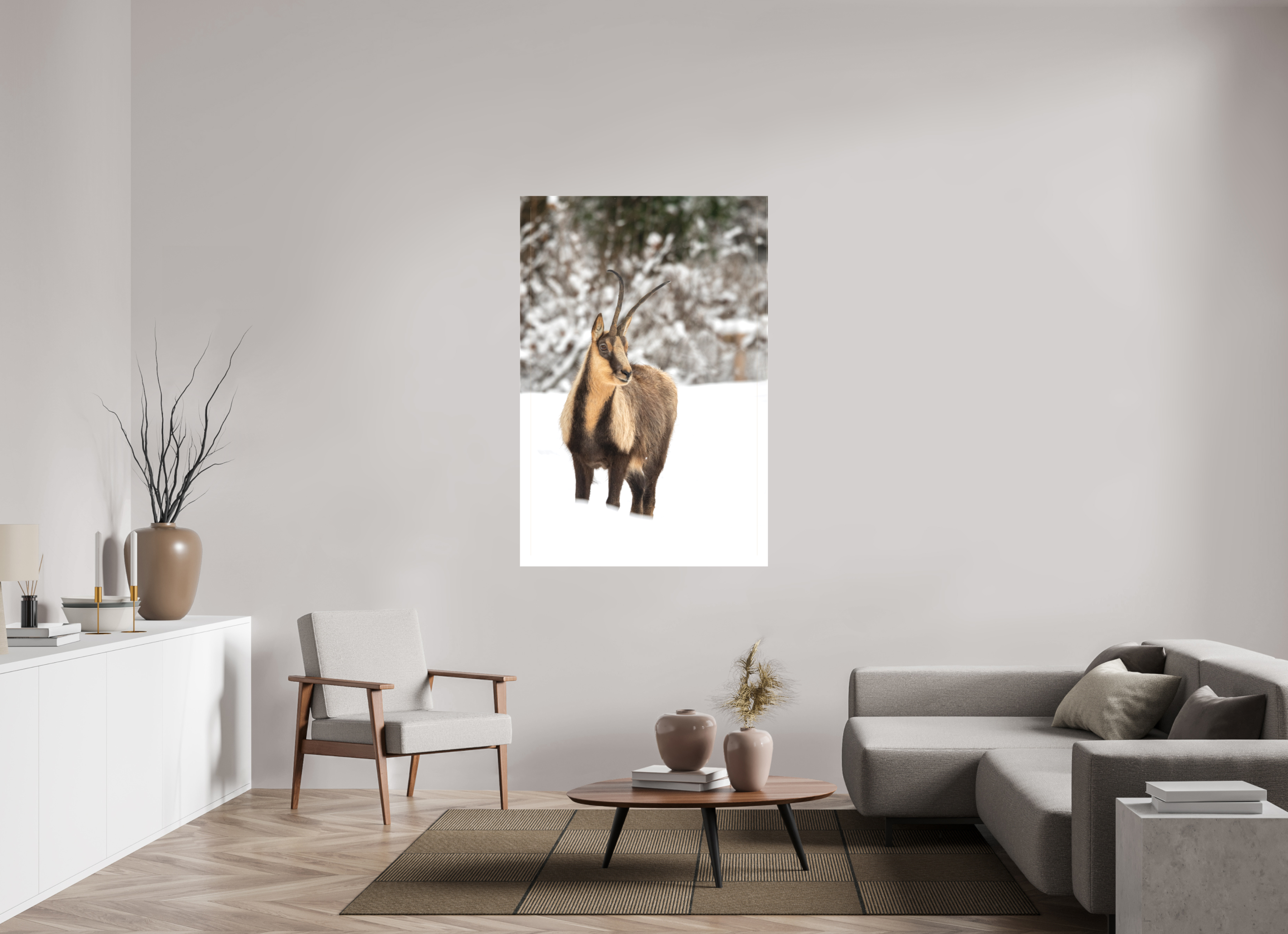 100 x 150 cm, Leinwand Alpine Grace